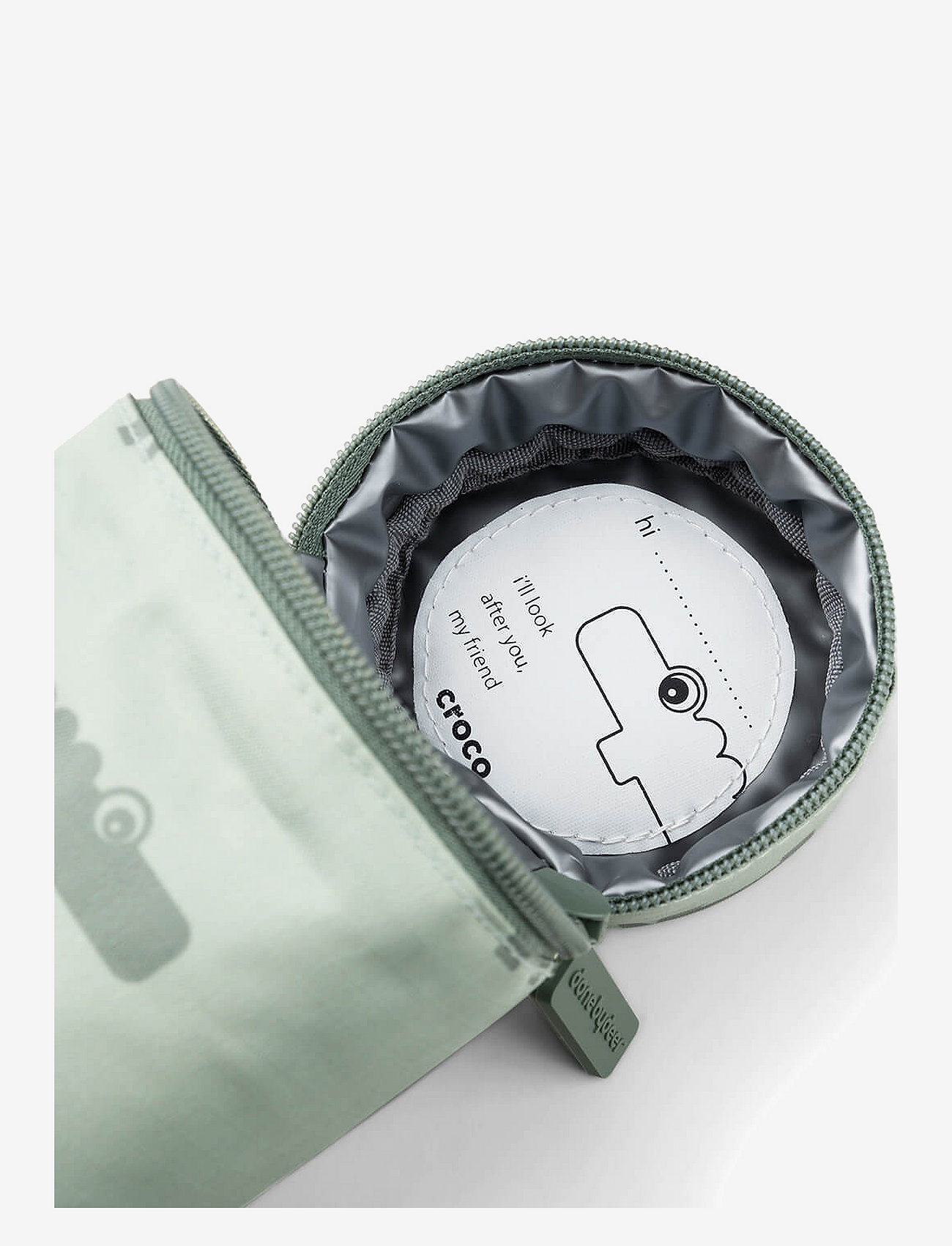 Done by Deer - Kids insulated bottle holder Croco Green - veepudelite tarvikud - green - 1