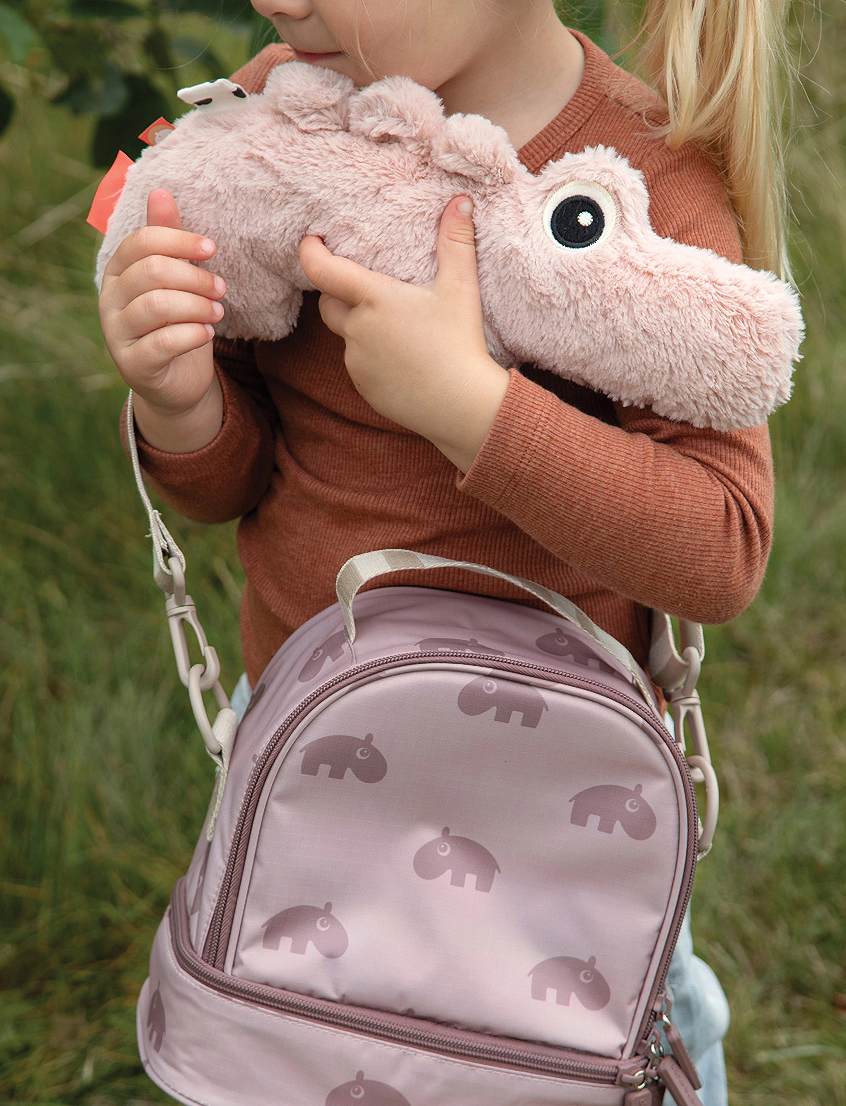 Done by Deer - Kids insulated lunch bag Ozzo Powder - Ílát fyrir barnamat - powder - 4