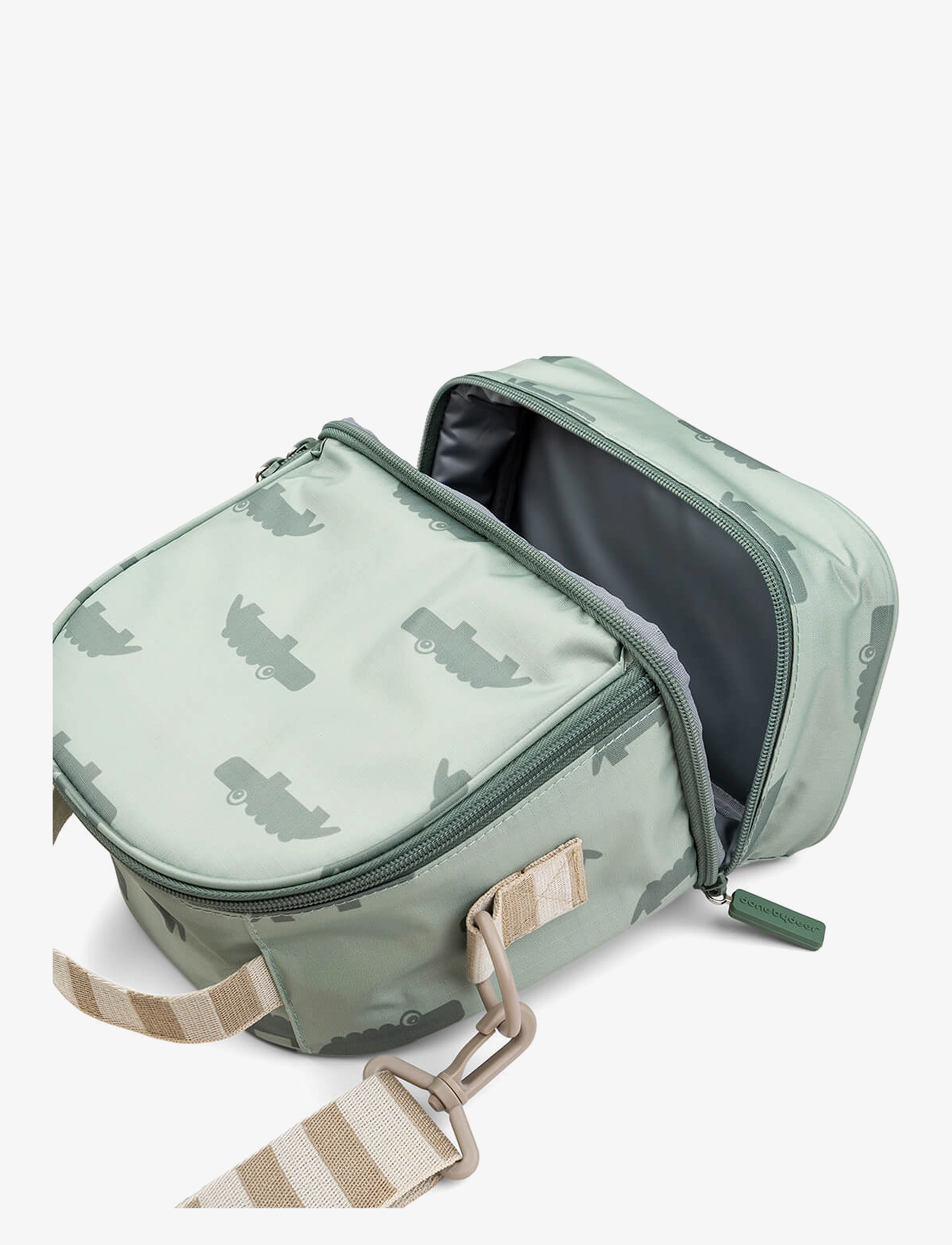 Done by Deer - Kids insulated lunch bag Croco Green - reisetaschen für kinder - green - 2