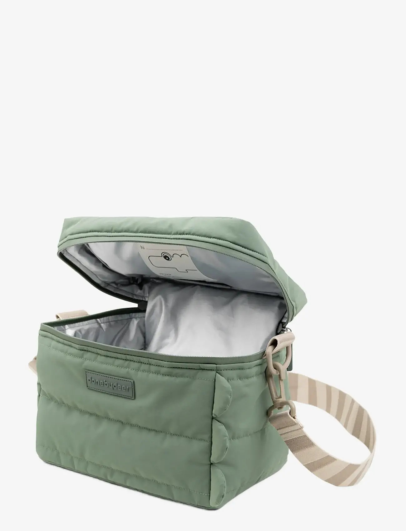 Done by Deer - Quilted insulated bag Croco Green - beebitoidu anumad - green - 3