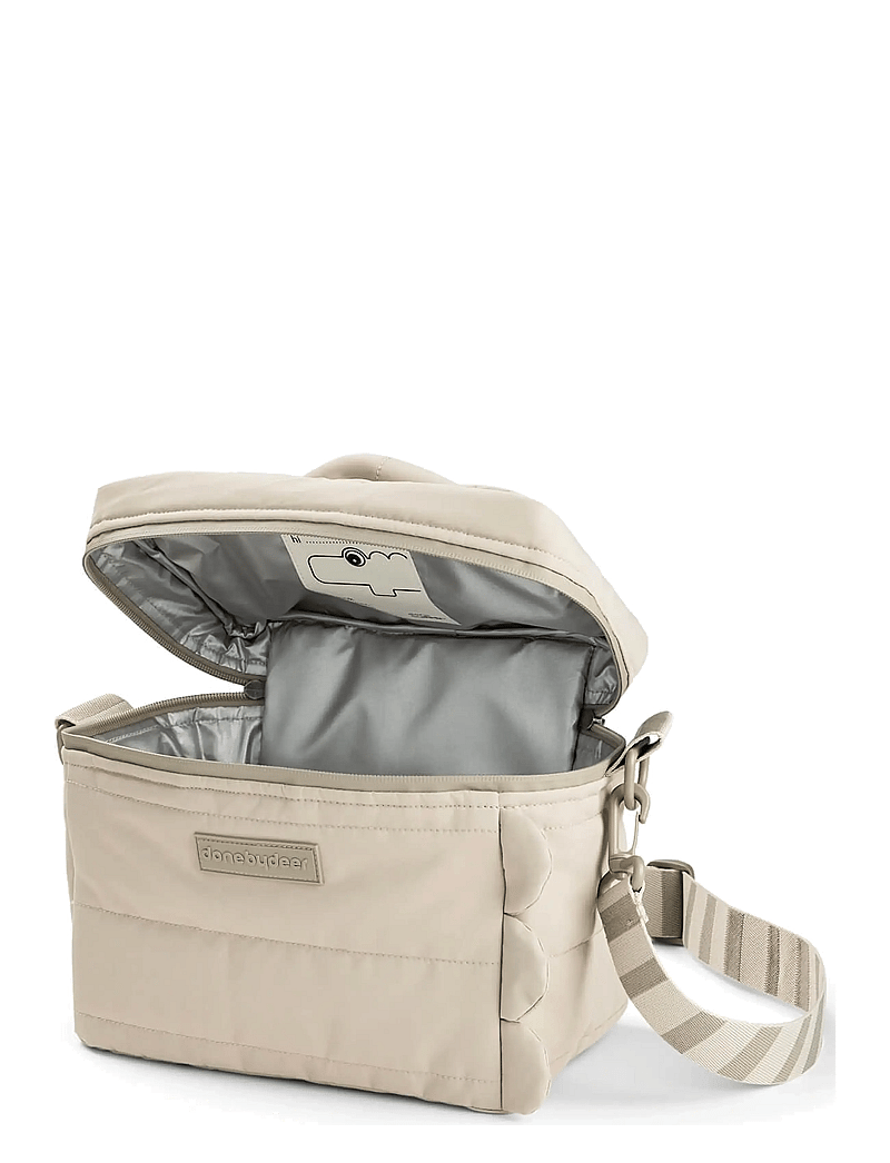 Done by Deer - Quilted insulated bag Croco Sand - lõunasöögikarbid - sand - 2
