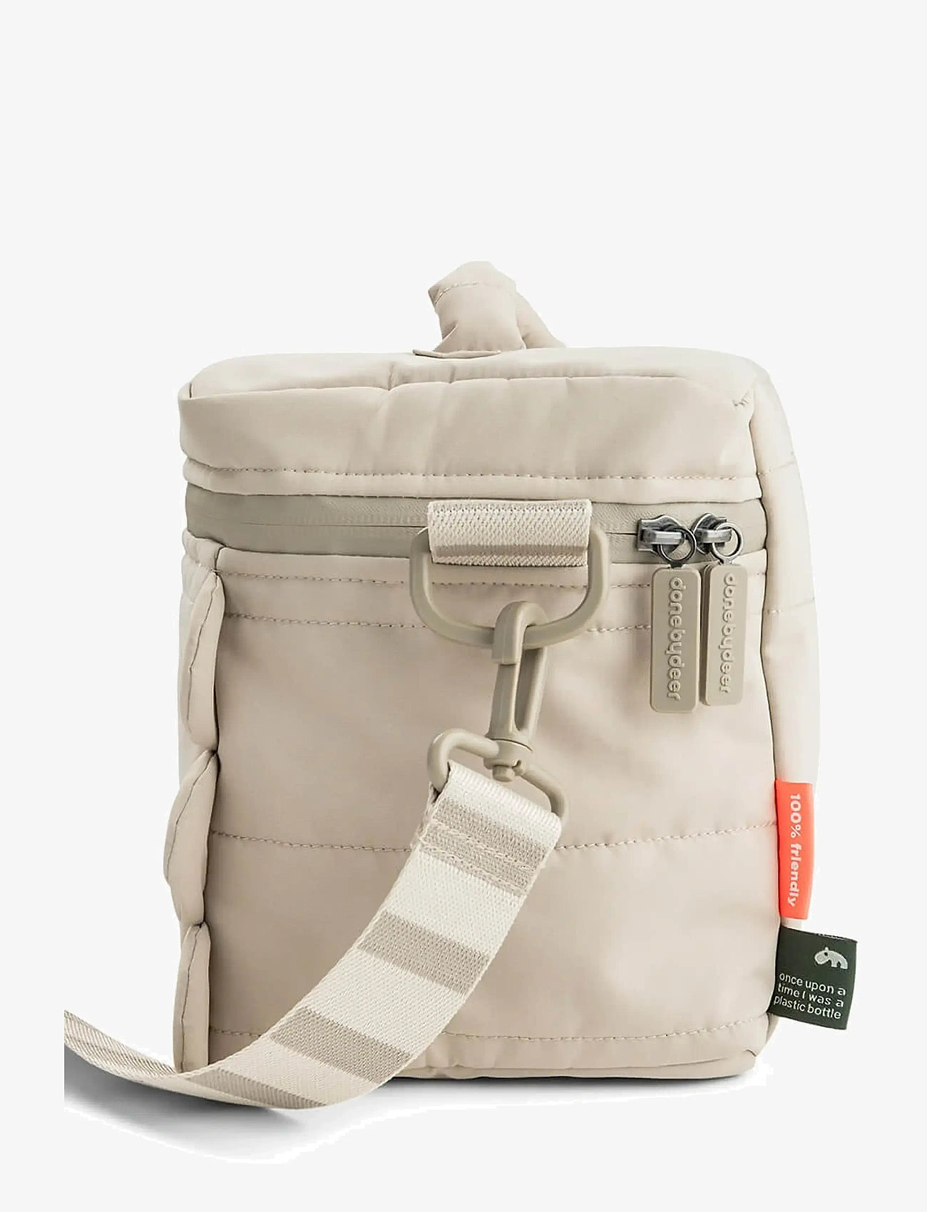 Done by Deer - Quilted insulated bag Croco Sand - lõunasöögikarbid - sand - 3