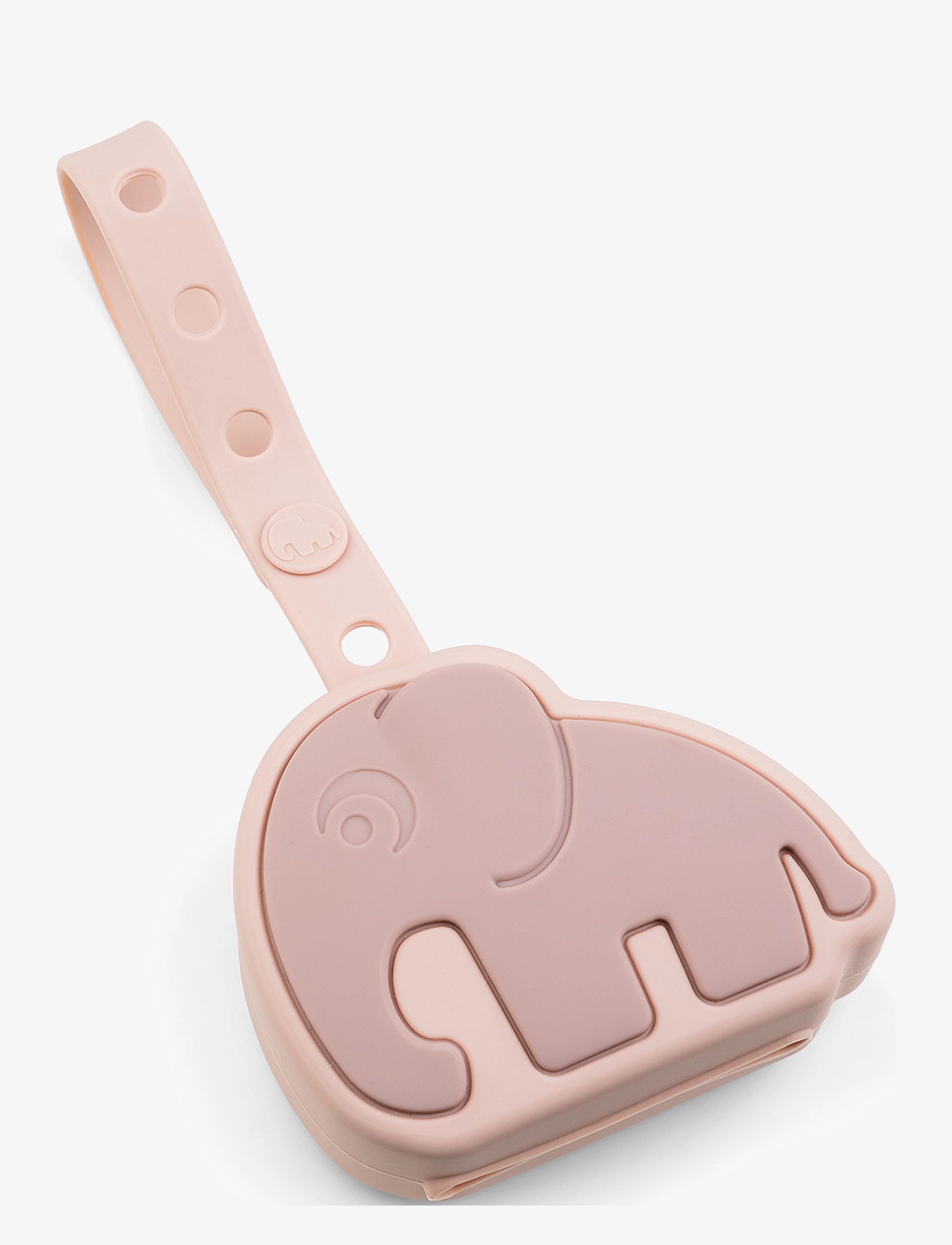 Done by Deer Silikone Sutteholder Elphee Pudder, 18X 9X 5 cm, Pacifiers & Accessories, Rosa - Pacifier Clips, Kinder