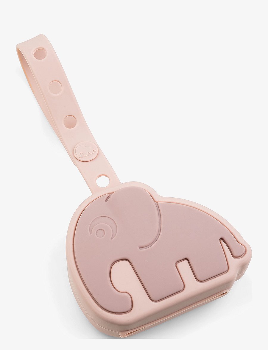 Done by Deer - Silicone pacifier pouch Elphee Powder - schnullerband - powder - 0