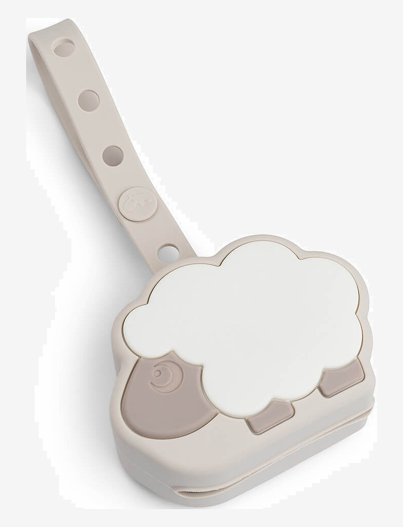 Done by Deer - Silicone pacifier pouch Sheepy Sand - pacifiers & accessories - sand - 0