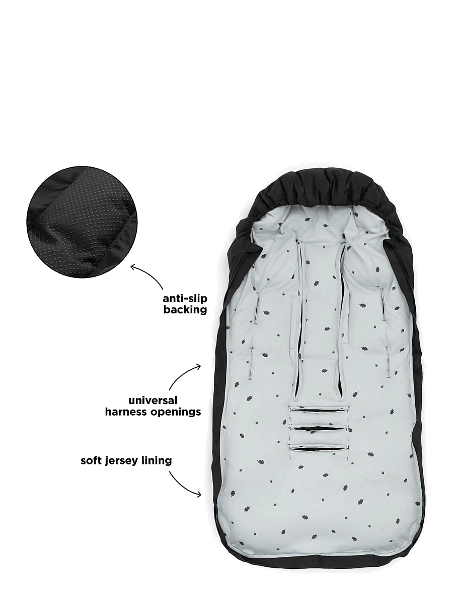 Done by Deer - Footmuff winter Black - black - 5