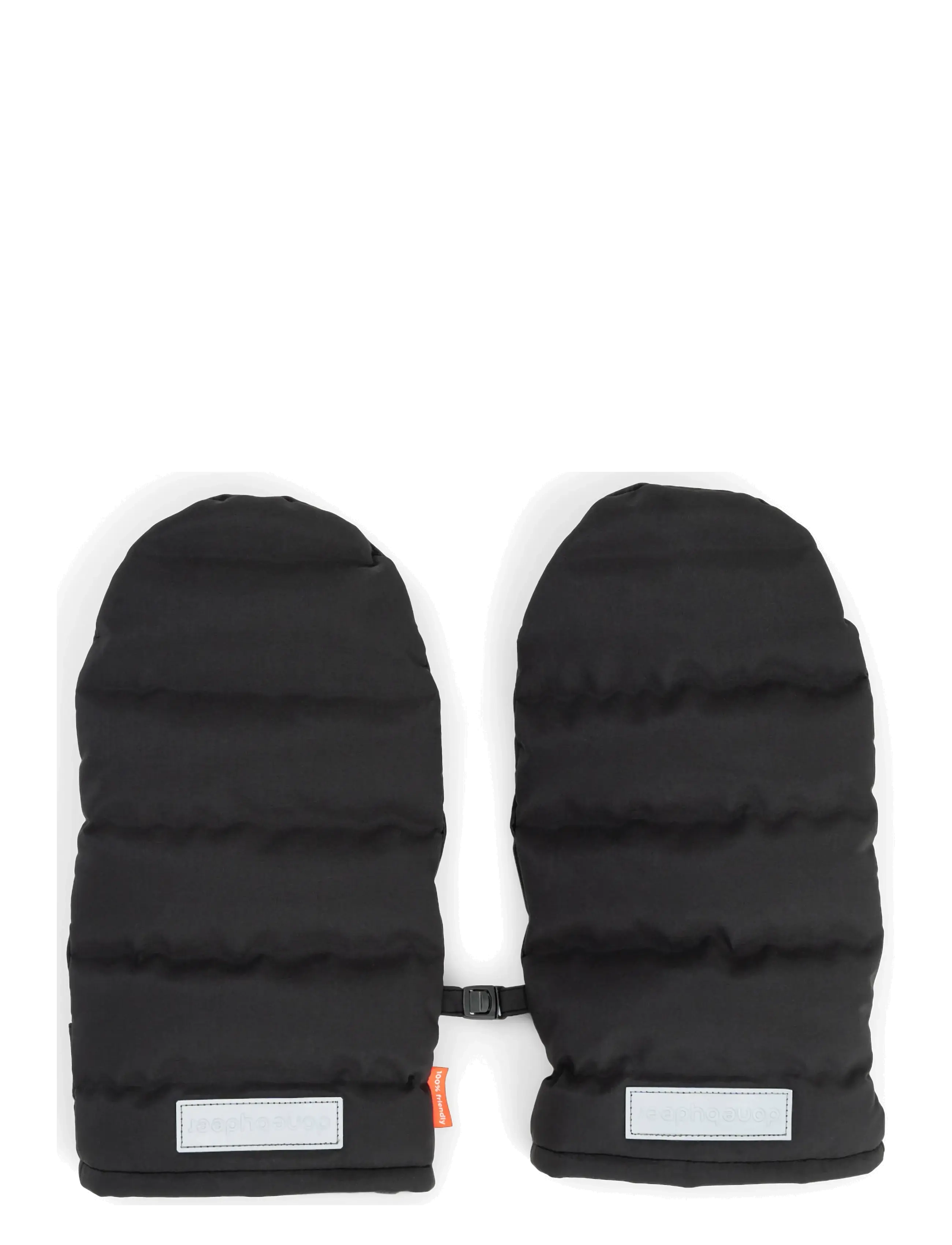 Done by Deer Stroller mittens Black - Handsker - BLACK / black