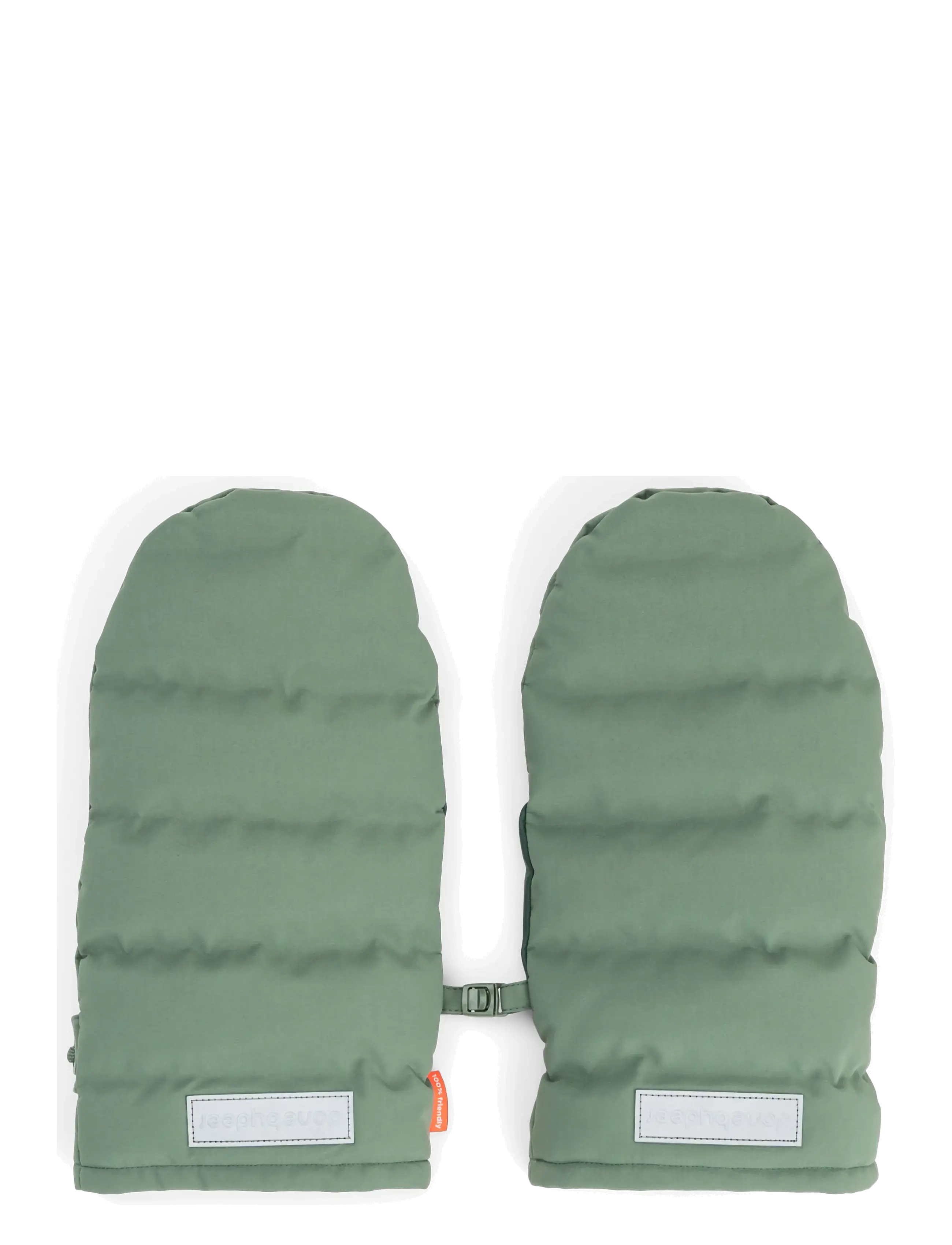 Done by Deer Stroller mittens Green - Handsker - GREEN / green