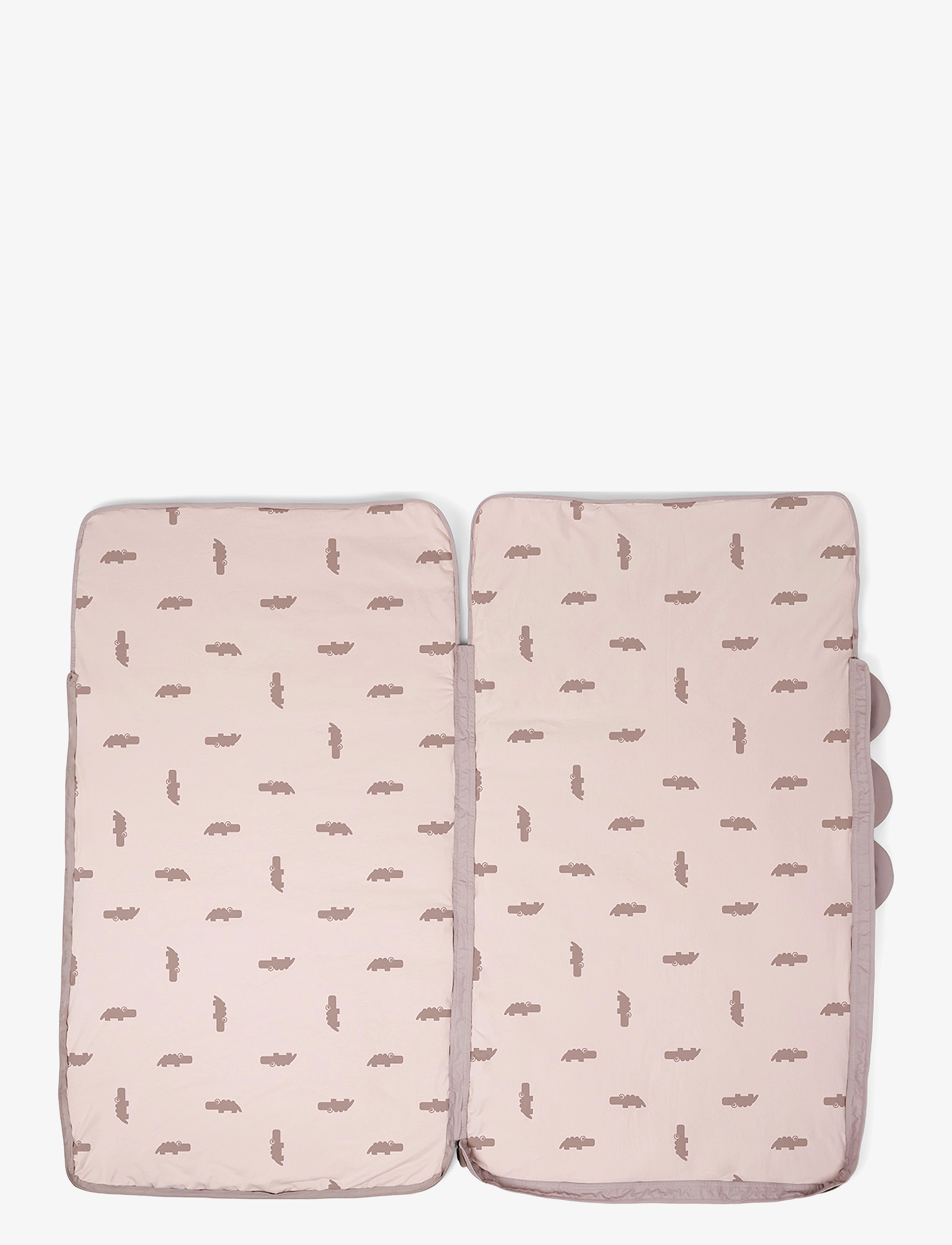 Done by Deer - Quilted kids slumber bag Croco Powder - powder - 1