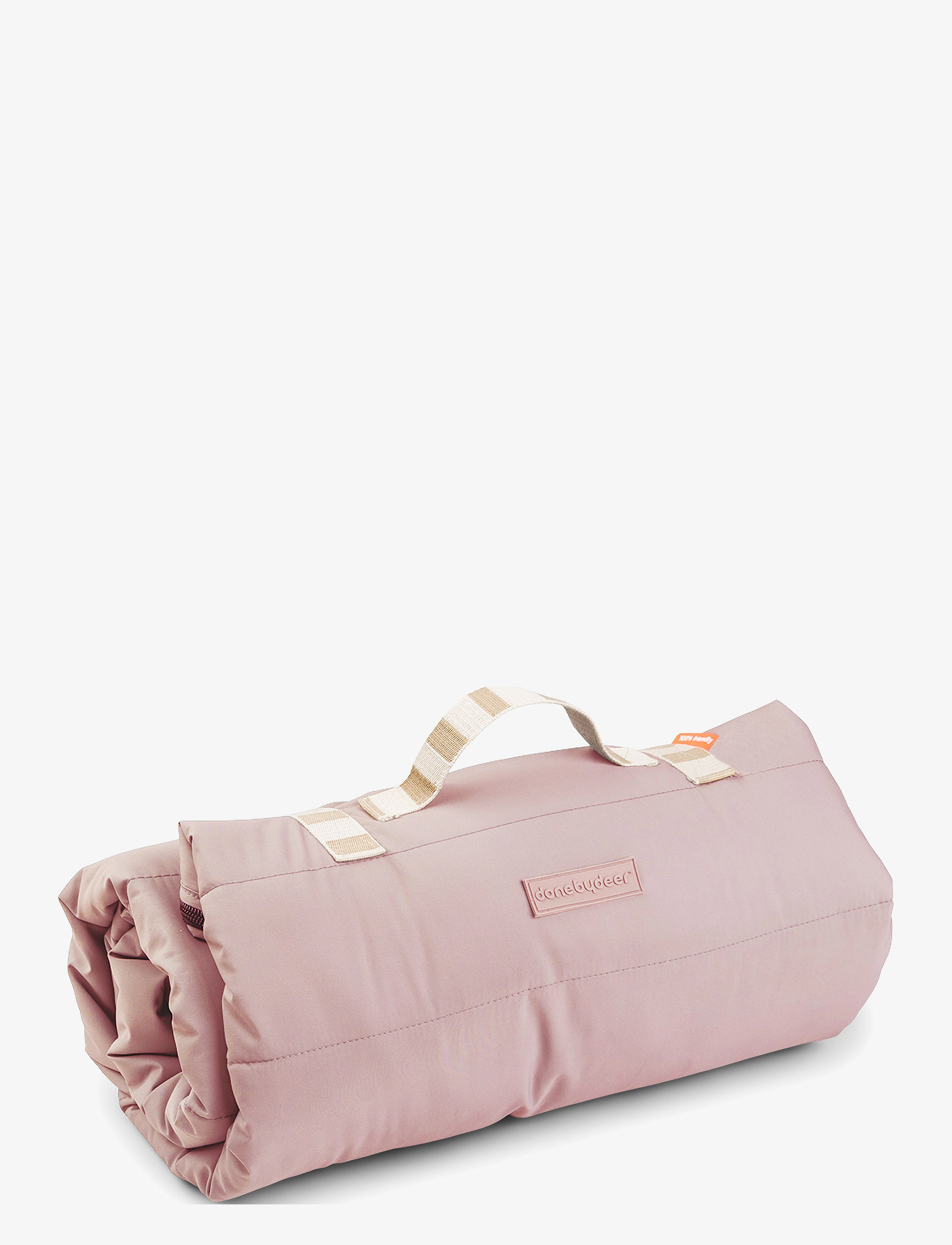 Done by Deer - Quilted kids slumber bag Croco Powder - powder - 3