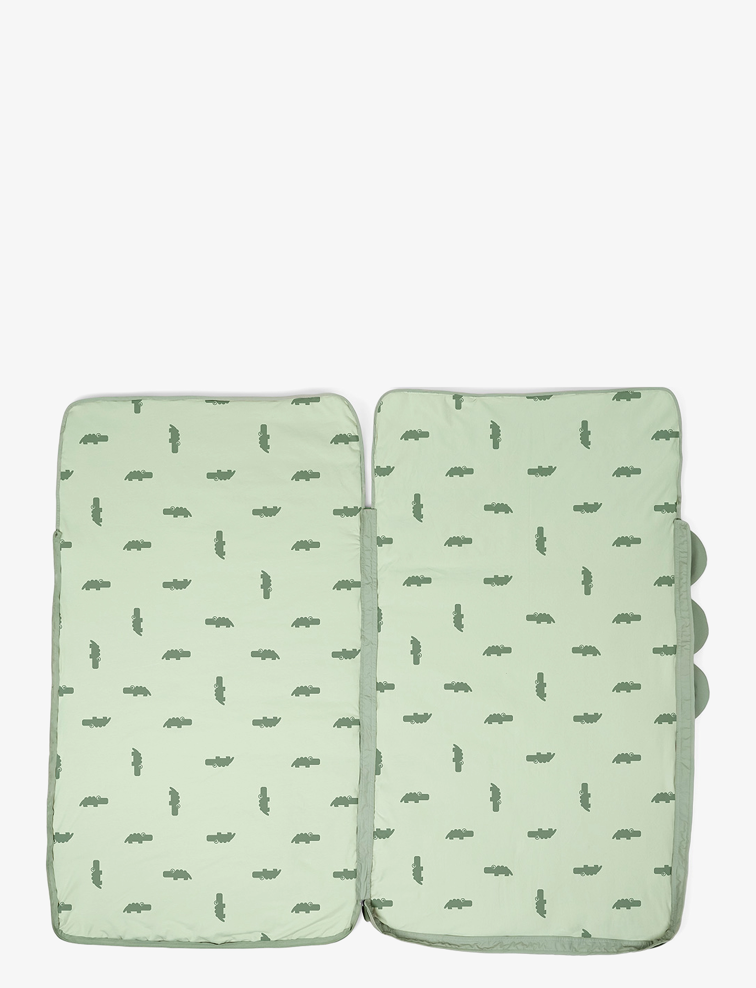 Done by Deer - Quilted kids slumber bag Croco Green - green - 1