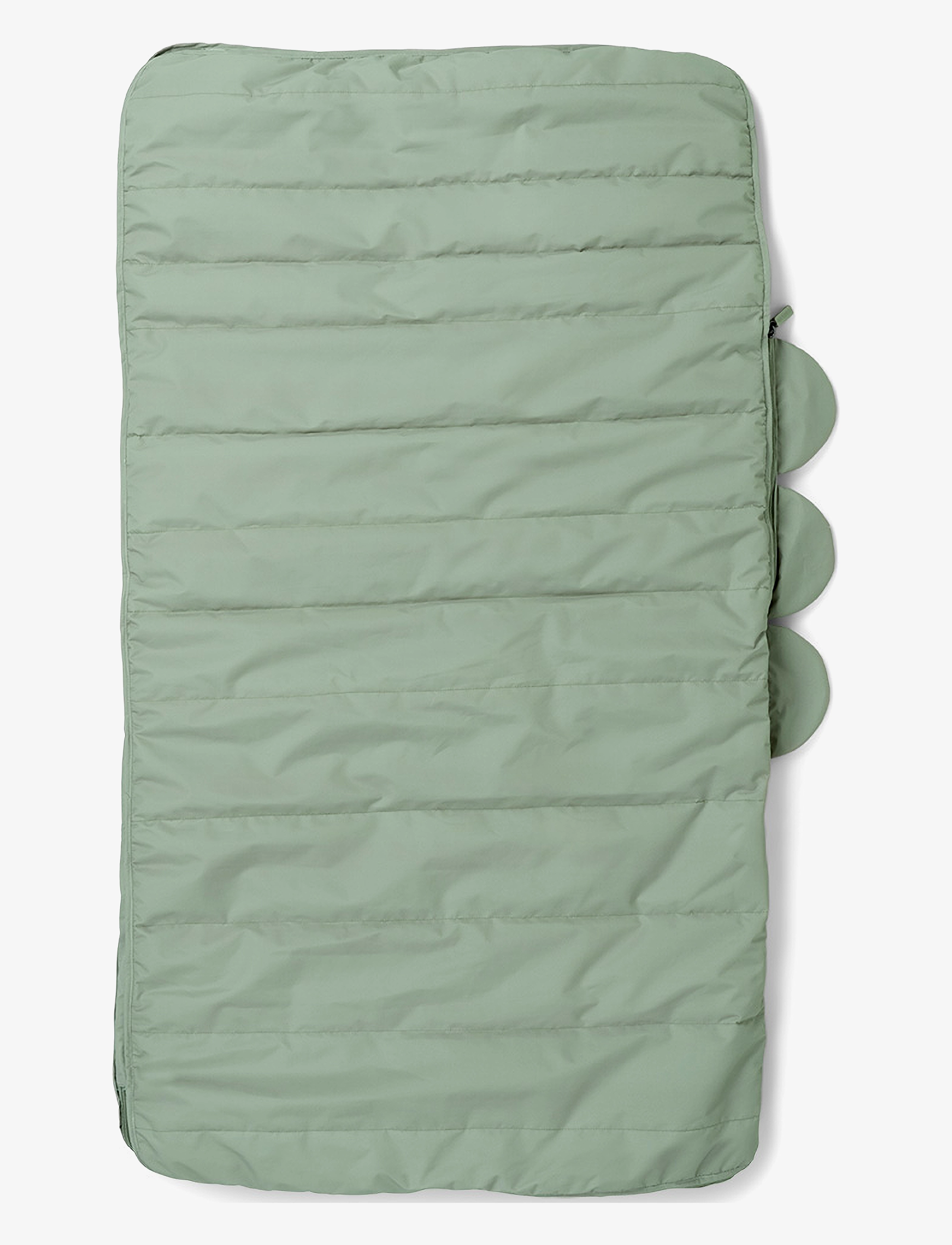 Done by Deer - Quilted kids slumber bag Croco Green - green - 2