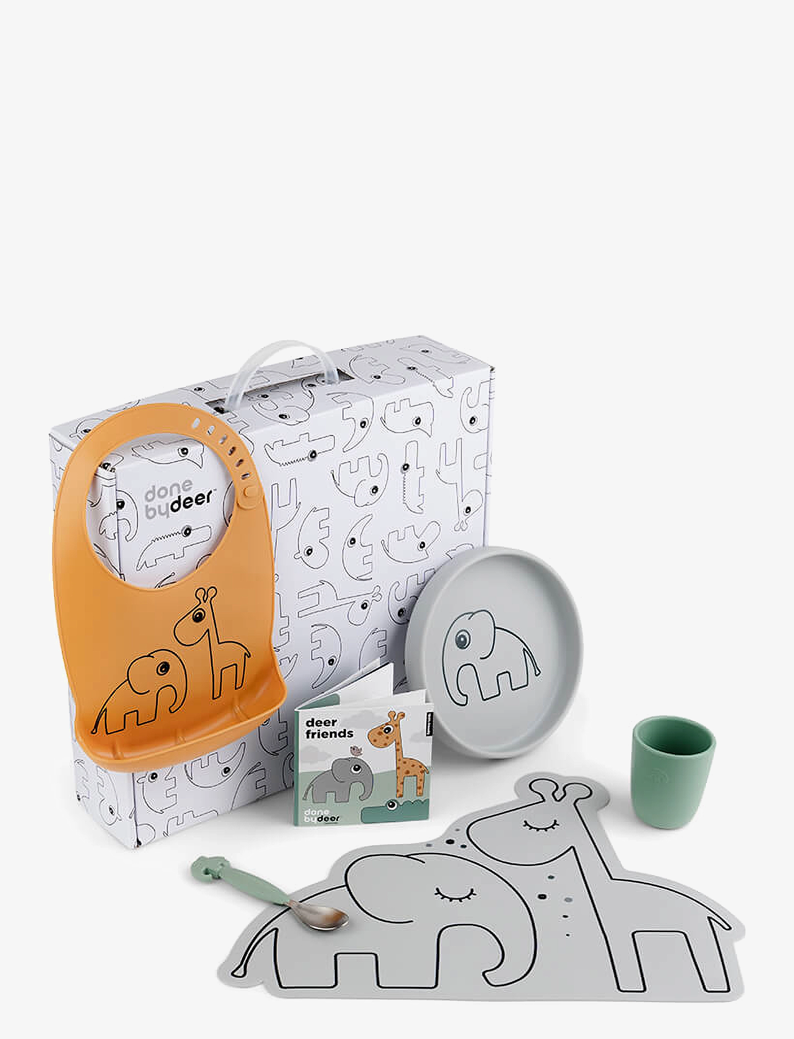 Done by Deer Dinner Time Goodie Box Colour Mix, 37X 32X 9 cm, Meal Time, Mehrfarbig/gemustert - Sets, Kinder