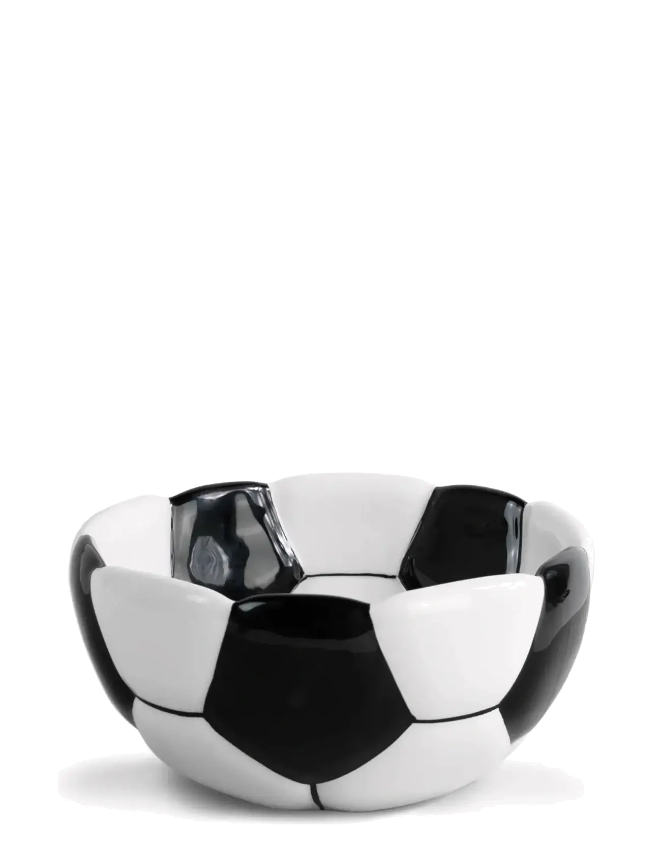 Donkey Skål Icons Of Sport Football, Decorative Platters, Hvid, Str: H10CM