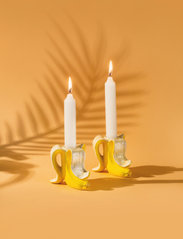 Donkey - Candle holder - Banana Romance (2 pcs.) - die niedrigsten preise - yellow - 2
