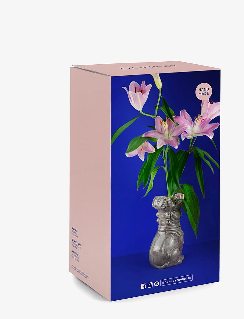 Donkey - Vase - Hungry Hippo - portselanist kujukesed ja skulptuurid - grey - 1