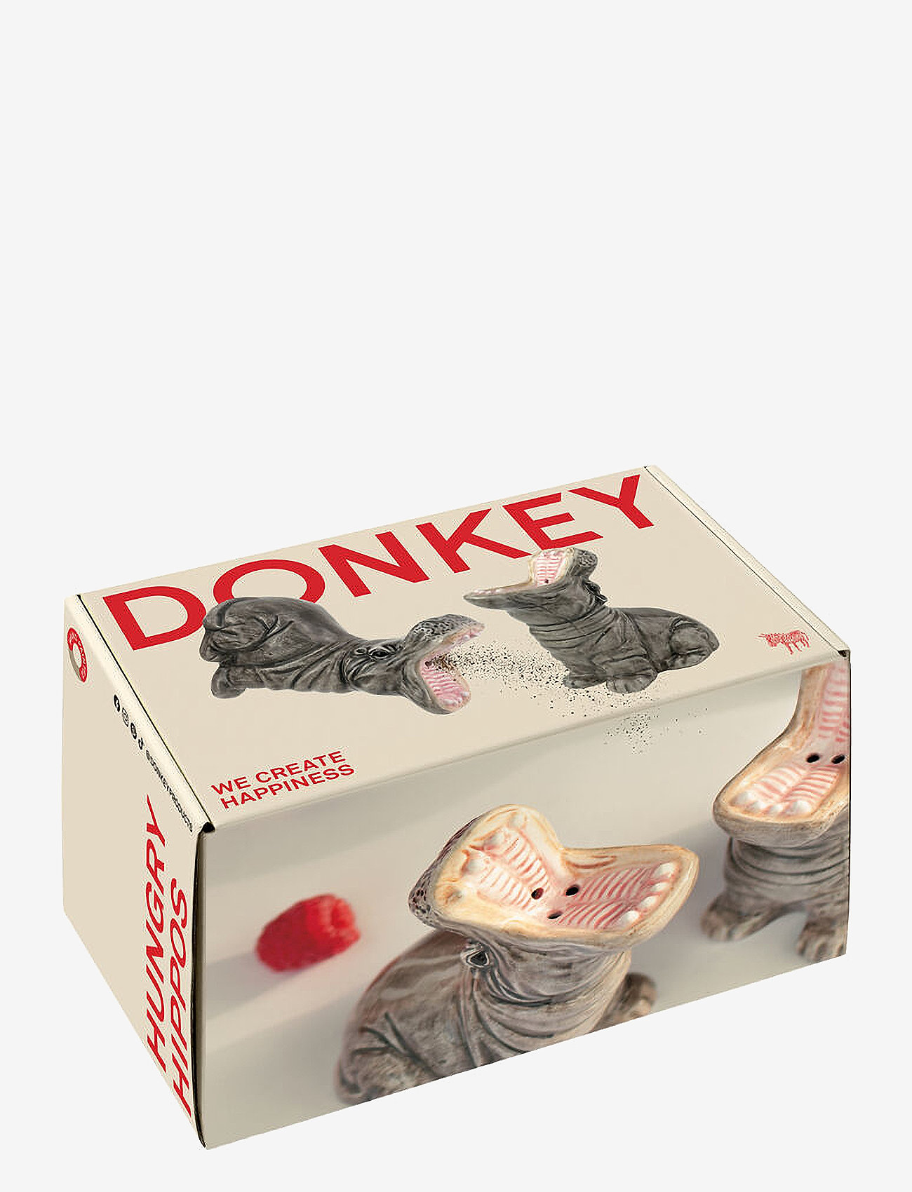 Donkey - Salt and pepper shakers - Hungry Hippos - Įsigykite pagal kainą - grey - 1