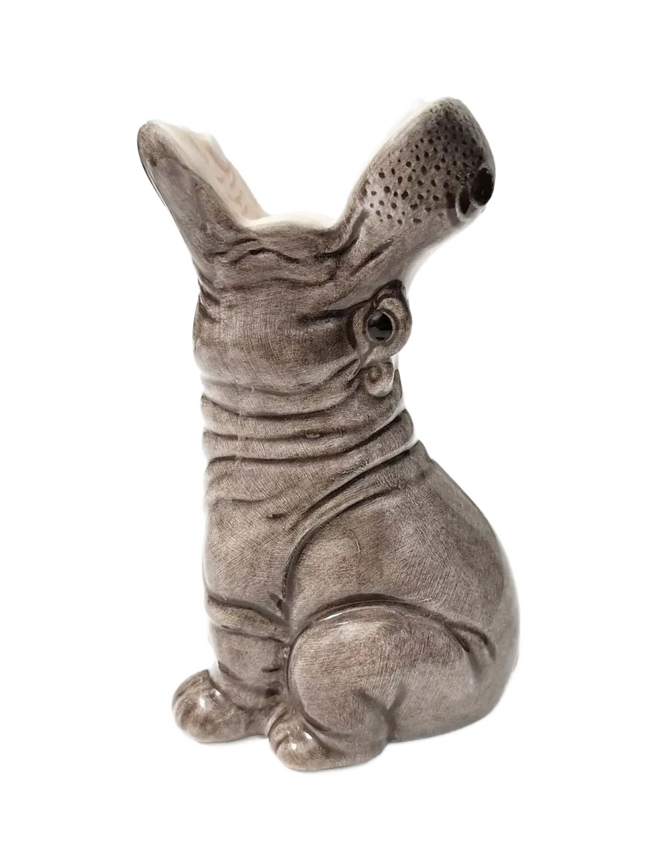 Donkey Vase Hungry Hippos Small, Vase, Grå, Str: H14CM