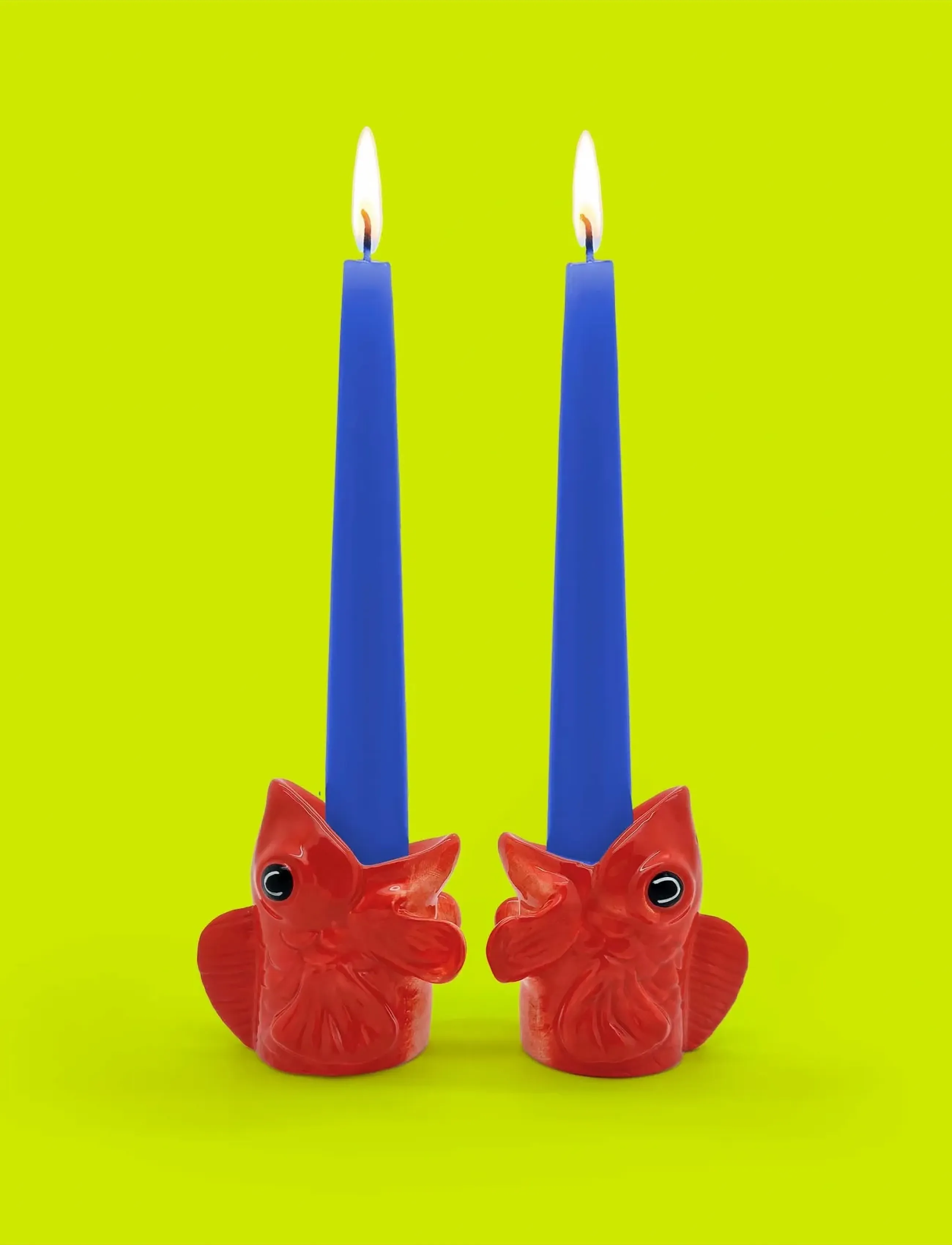 Donkey Lysestage - Fishes For Dishes, H9.5 cm, Red, Candle & Tealight Holders > Candle Holders, Unisex