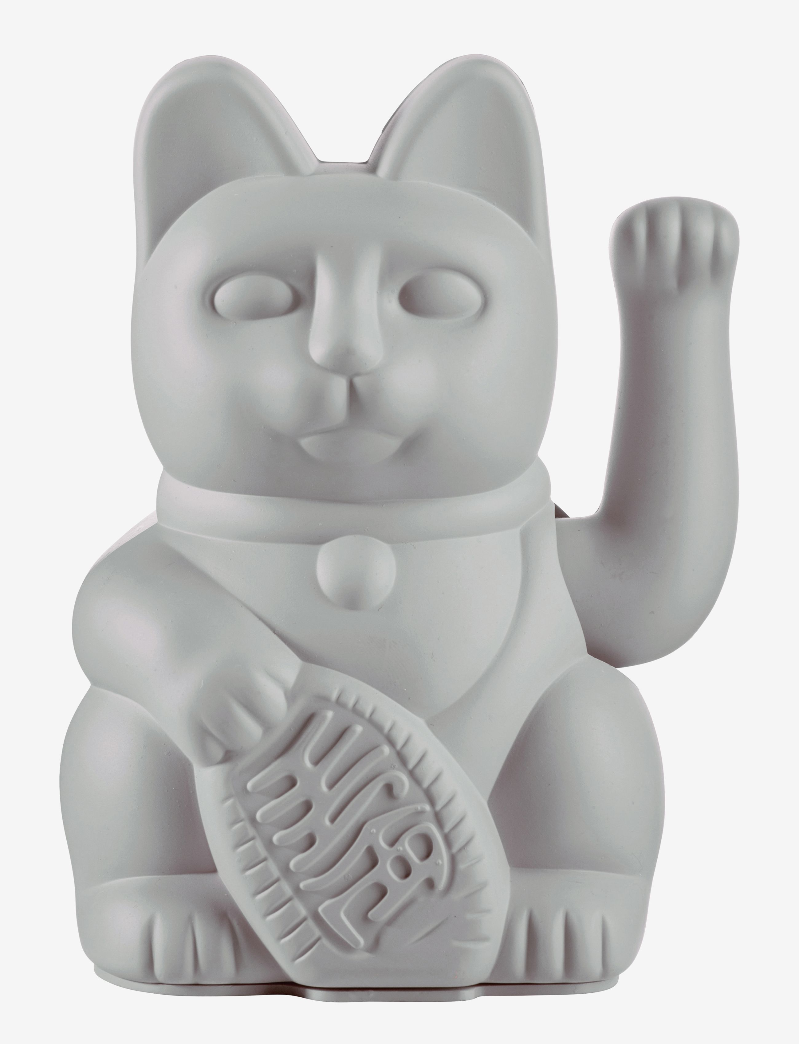 Donkey Maneki-Neko Lucky Cat, Porcelænsfigur og -skulptur, Grå, Str: H:15CM