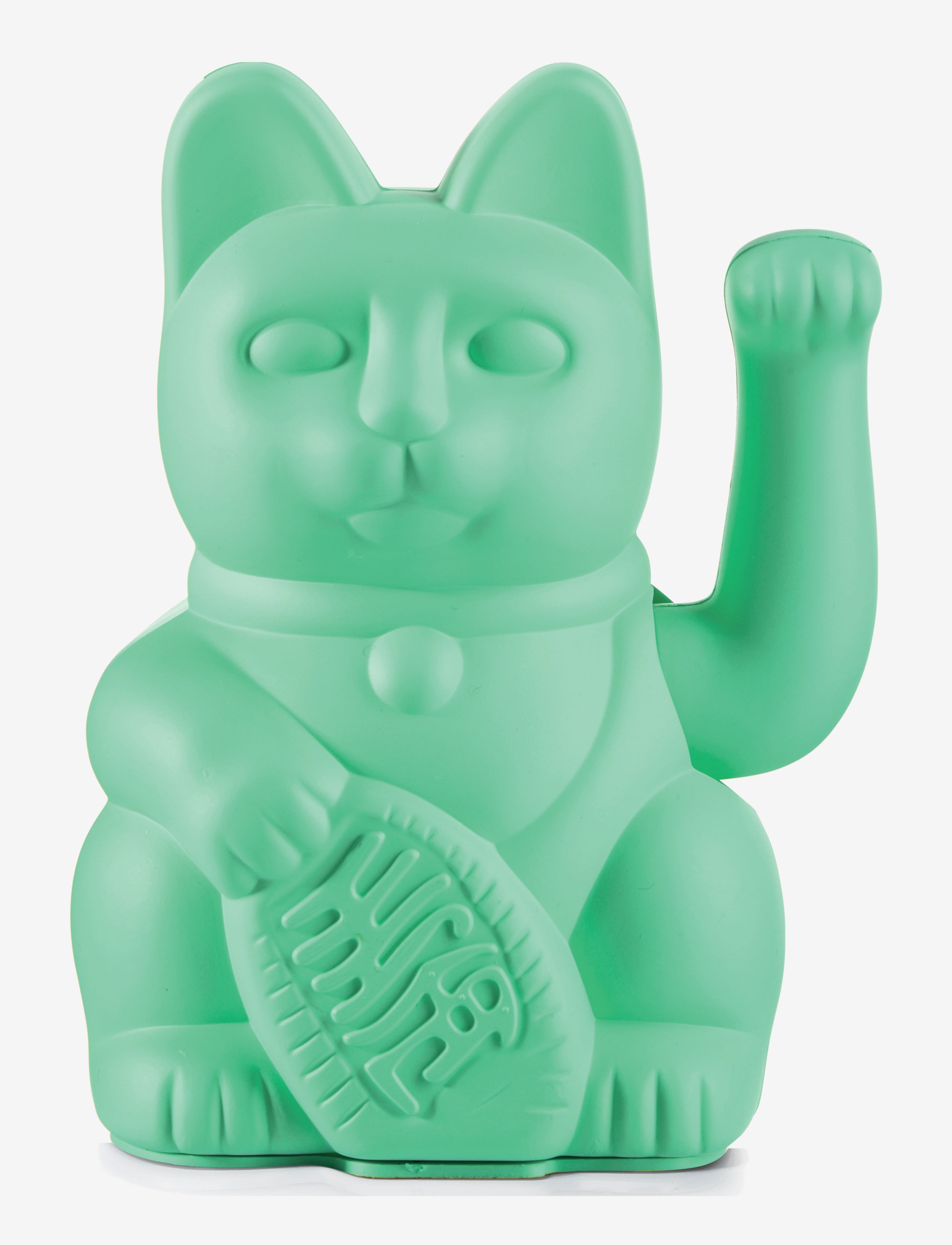 DONKEY Maneki-Neko - Lucky Cat Grün - 9X8.5X15CM - Unisex