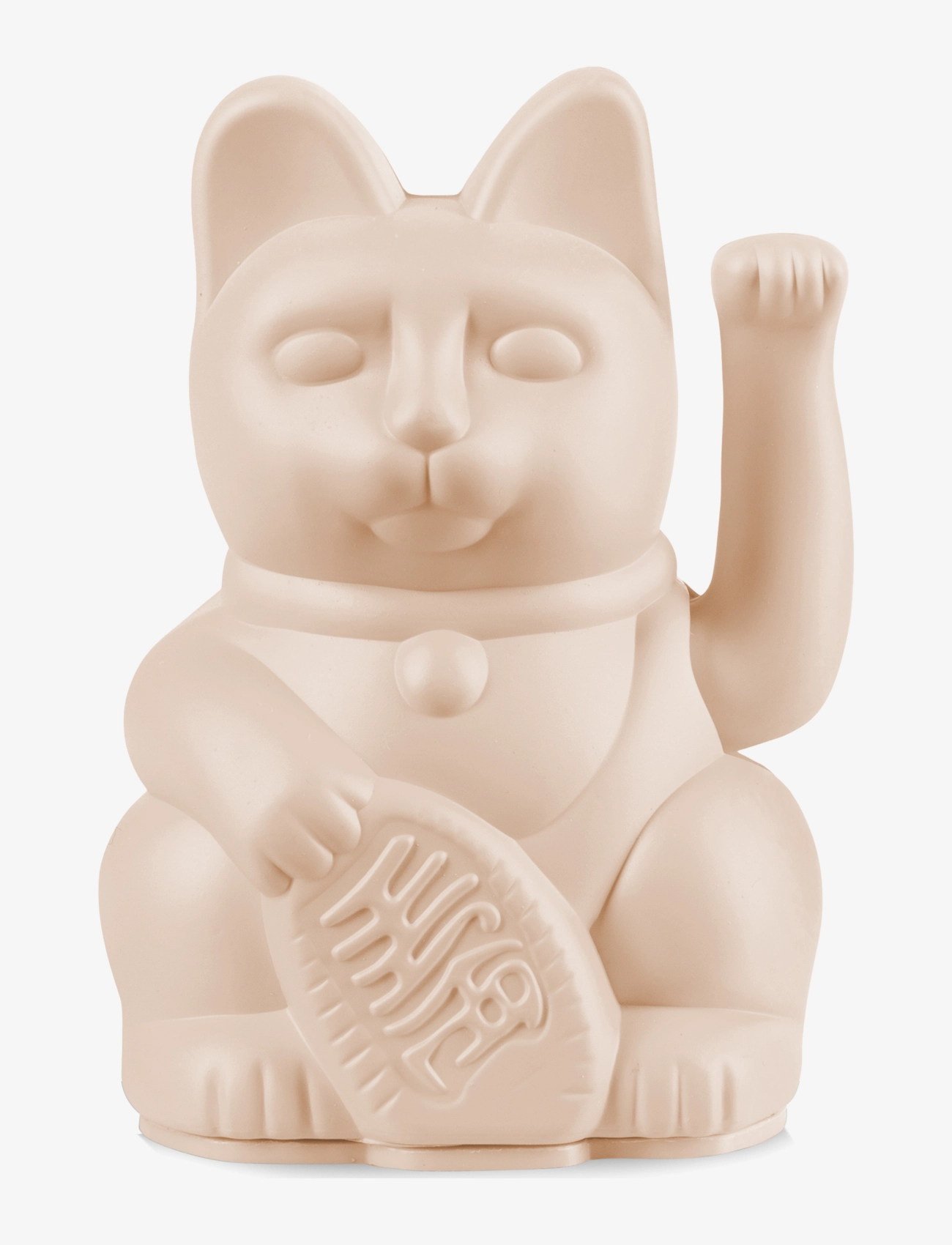 DONKEY Vinkende Kat - Maneki-Neko - Lucky Cat Mini (Okker) Cream - H:9.80CM - Unisex