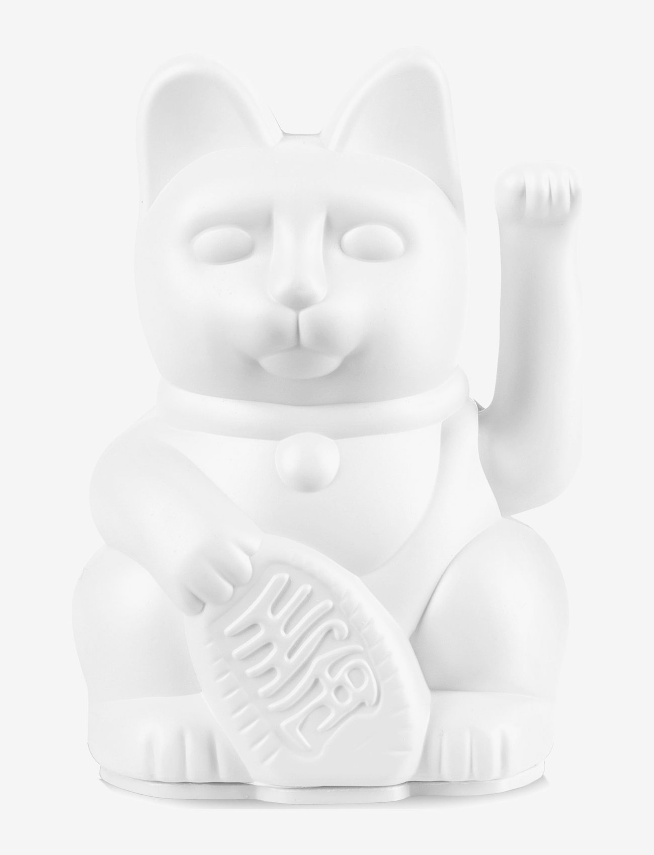 Donkey - Waving Cat - Maneki-Neko - Lucky Cat Mini - figuren & skulpturen - white - 0