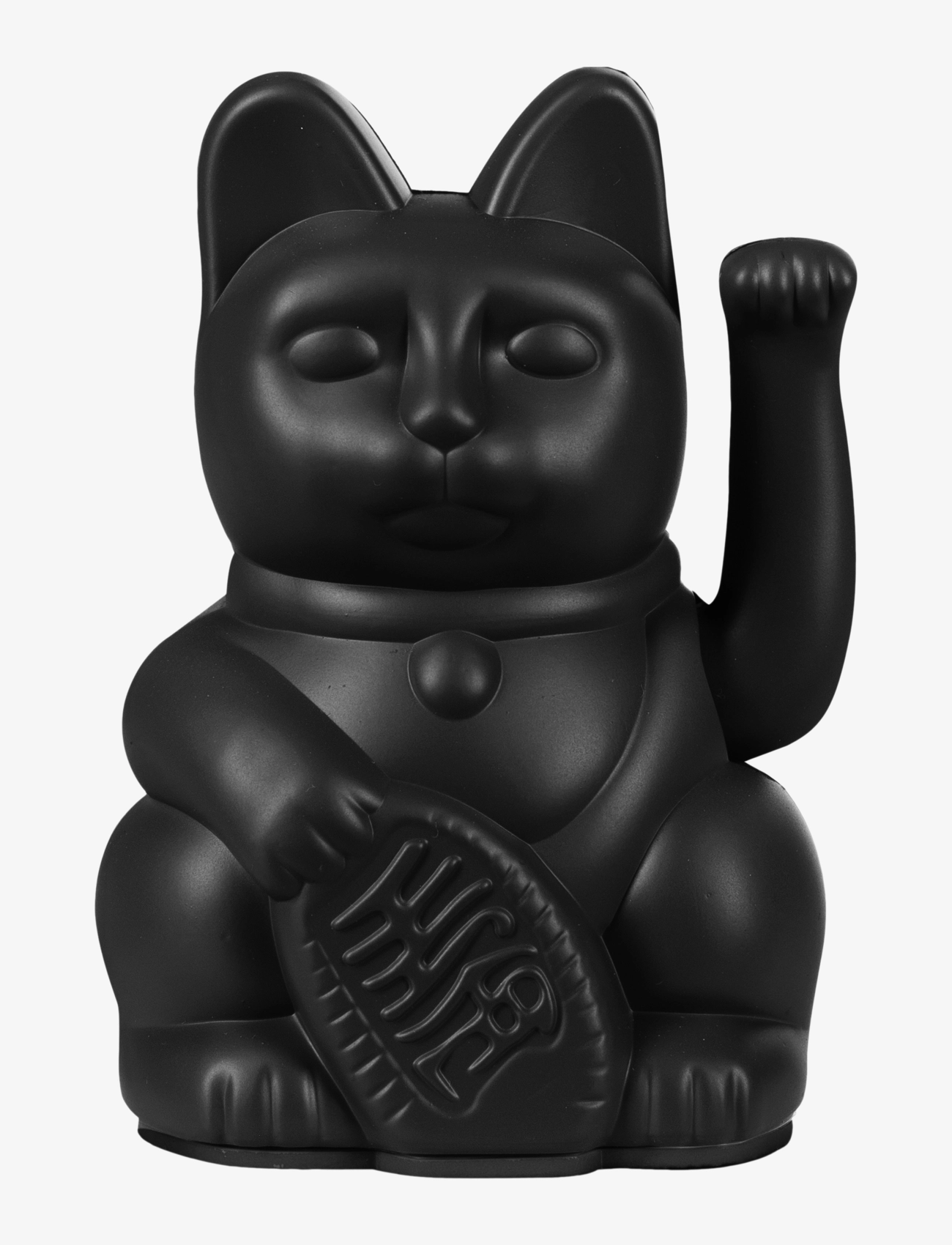 DONKEY Vinkende Kat - Maneki-Neko Mini Lucky Cat - Schwarz Schwarz - H:10CM - Unisex