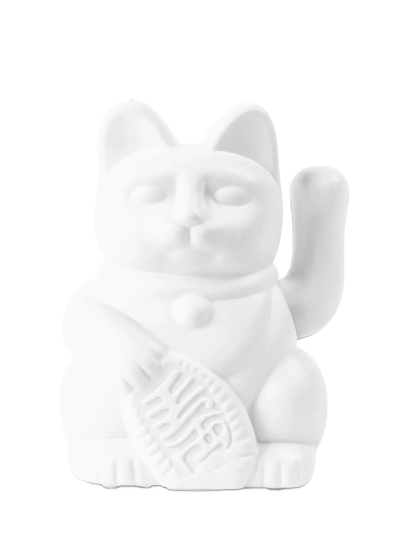 Donkey Vinkende Kat Maneki-Neko Solar White, H5.5 cm, Decorative Accessories-details, Weiß - Figures & Sculptures, Homeware