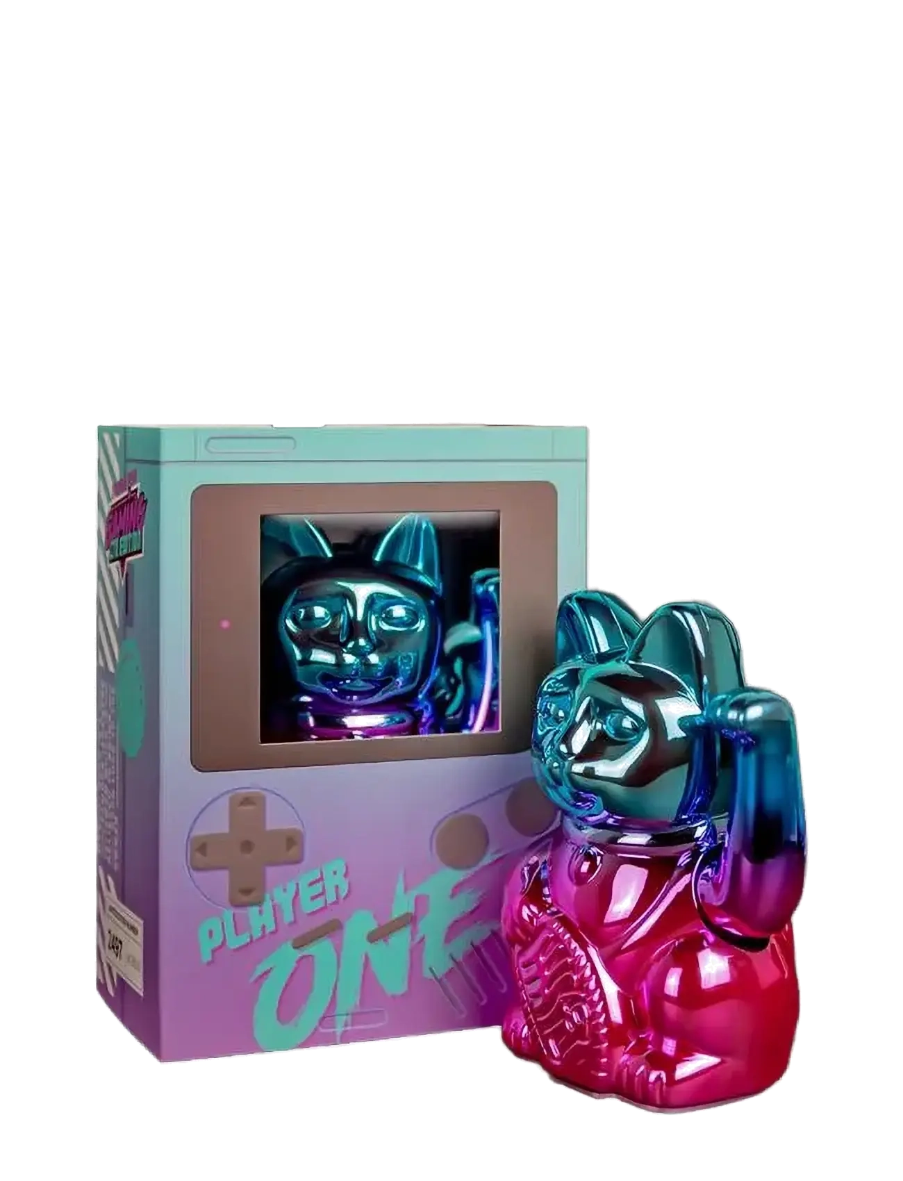 Donkey - Maneki-Neko - porcelain figurines & sculptures - player one - 3
