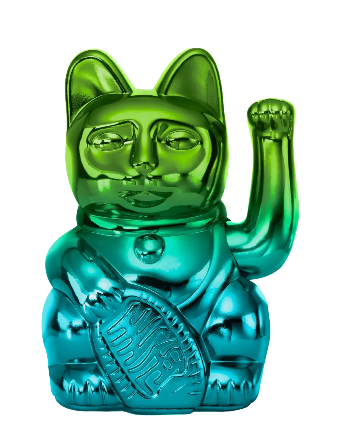 DONKEY Vinkende Kat - Maneki-Neko - Player Three Grün - H:15CM - Unisex