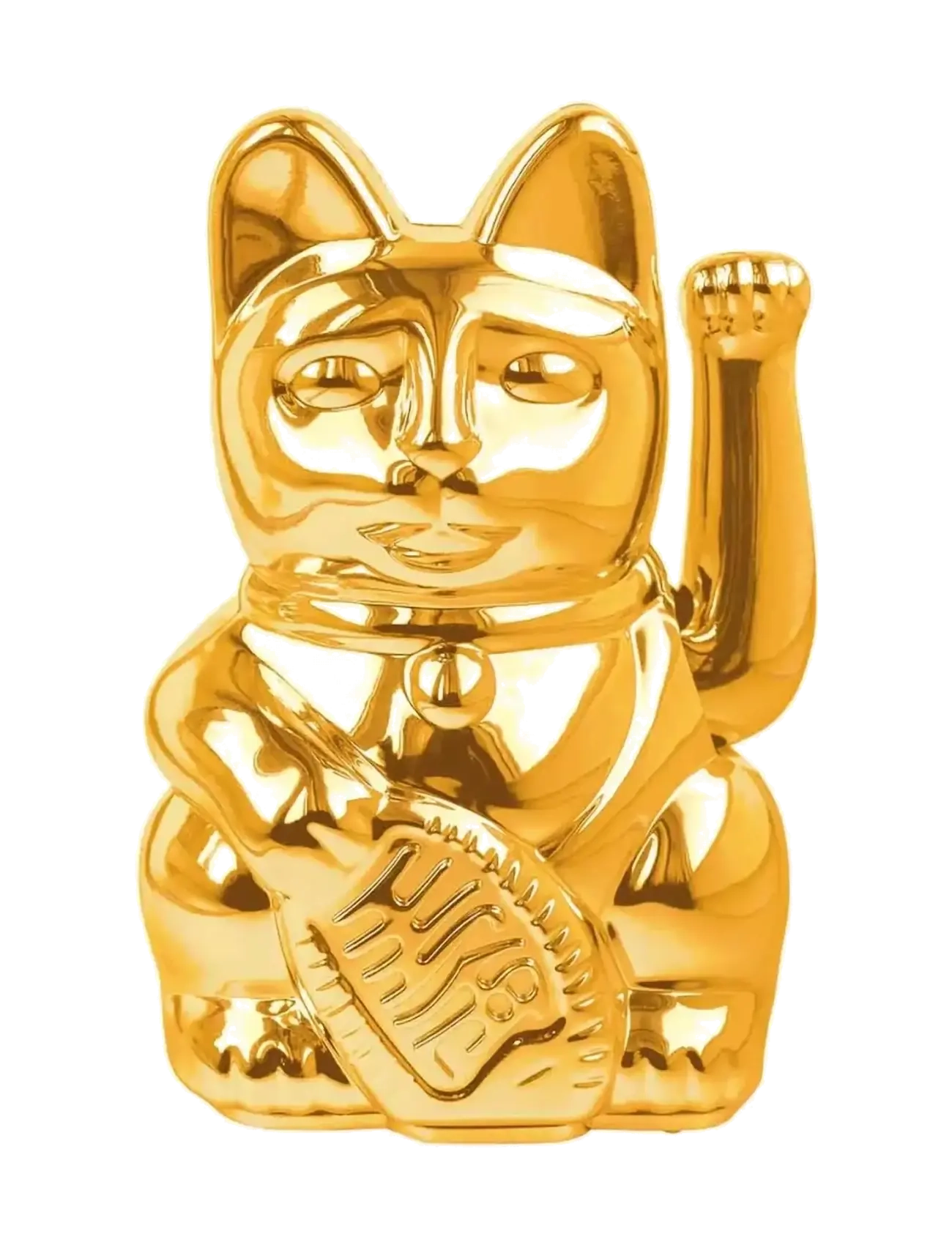 Donkey Vinkende Kat Maneki-Neko Shiny Gold, H15 cm, Decorative Accessories-details, Gold - Figures & Sculptures, Homeware