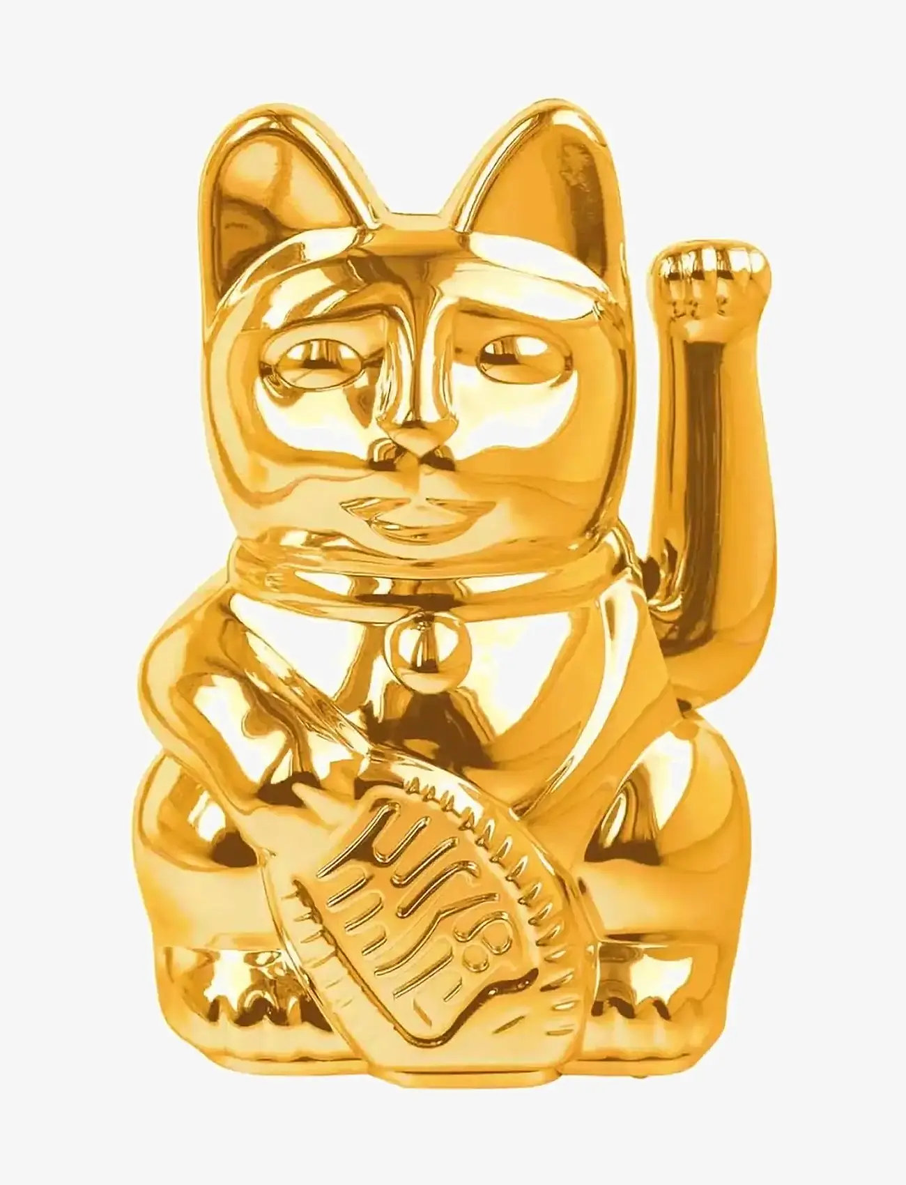 Donkey - Vinkende Kat - Maneki-Neko - Shiny - Gold - skulpturer & figurer - gold - 0