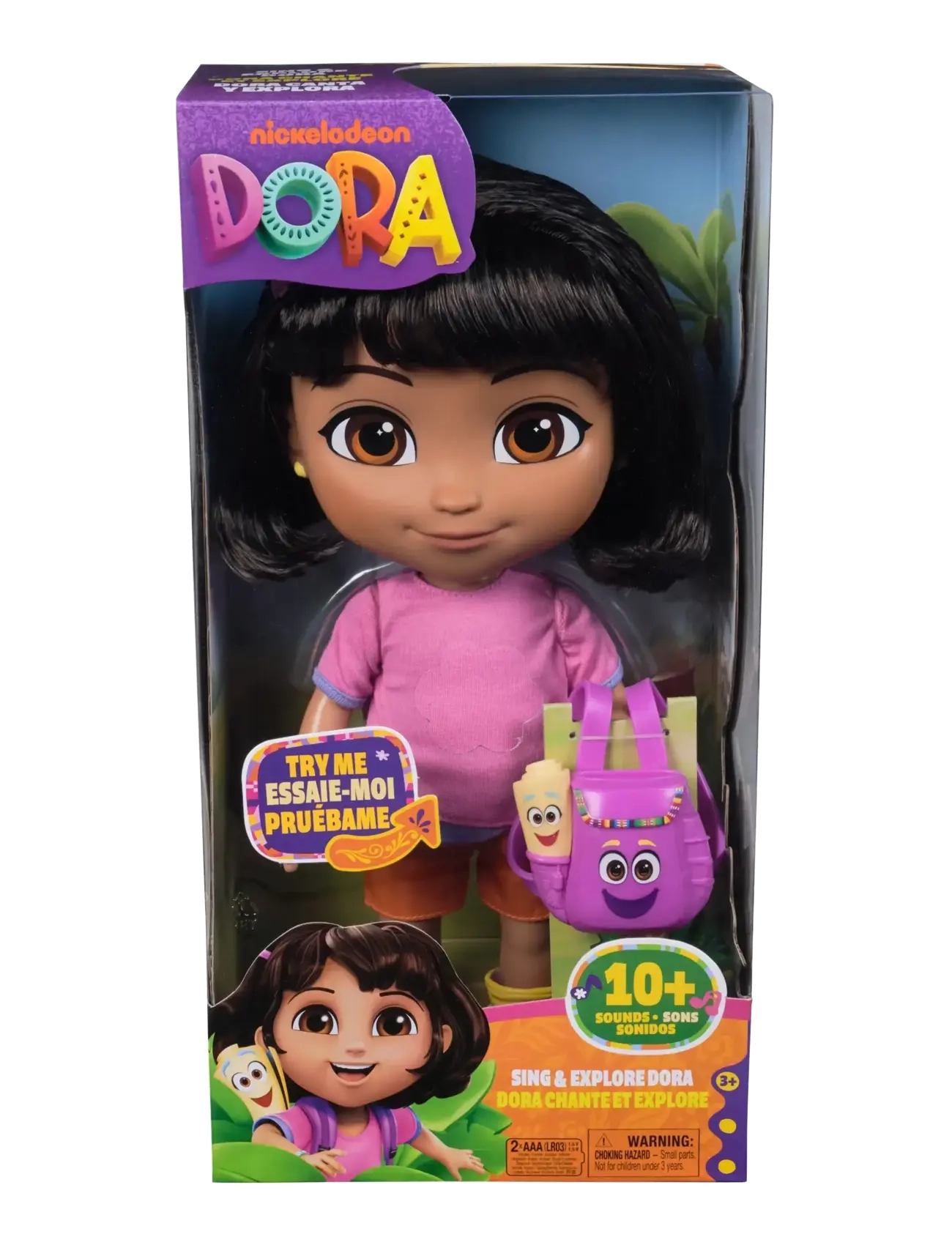 Dora the Explorer Dora The Explorer Sing & Explore Dora Doll 30 cm, One Size, Pink, Dukker Og Tilbehør > Dukker, Børn