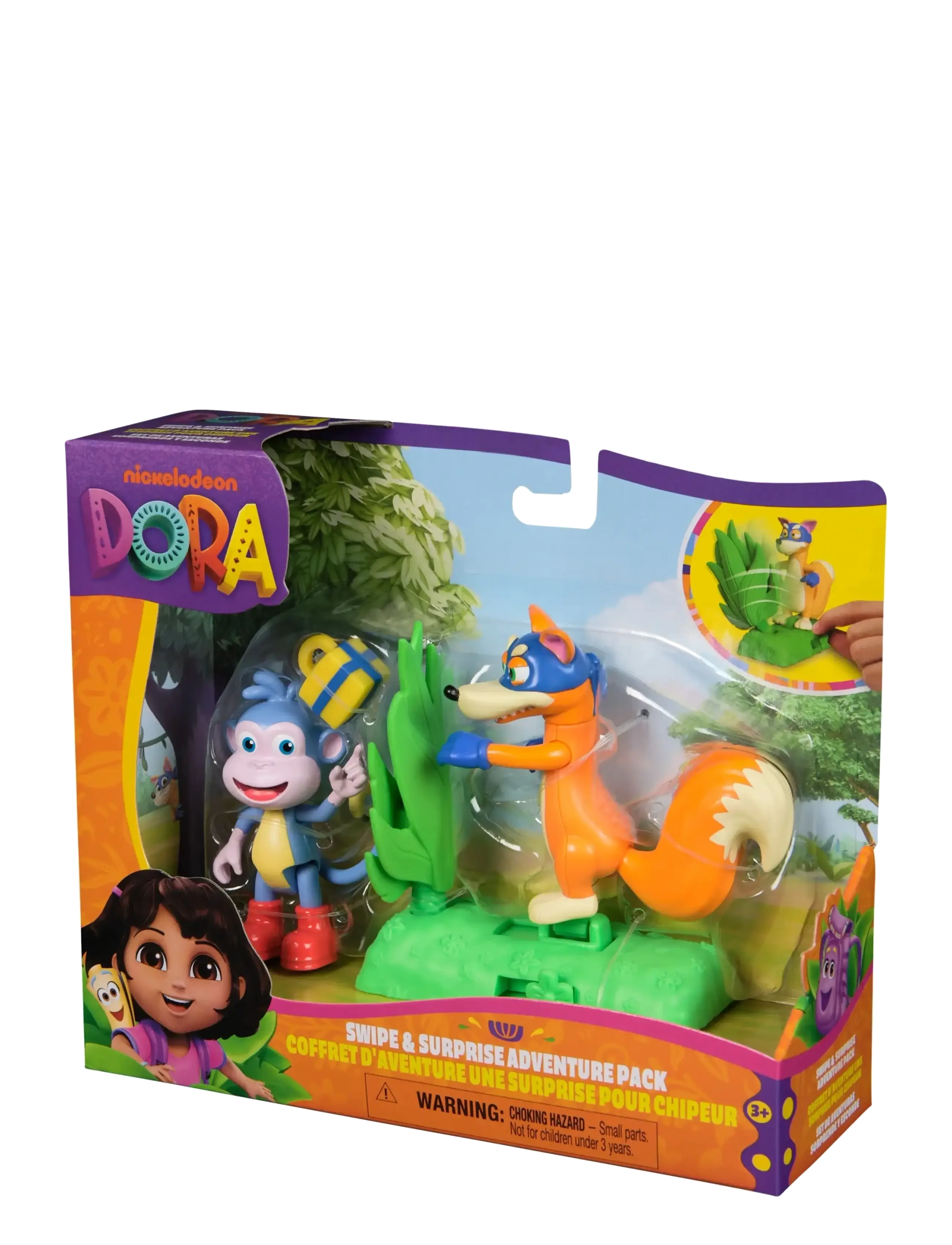 Dora the Explorer Dora The Explorer Adventure Pack - Boots & Swiper, One Size, Green, Legesæt Og Actionfigurer > Film- Og Eventyrfigurer, Børn