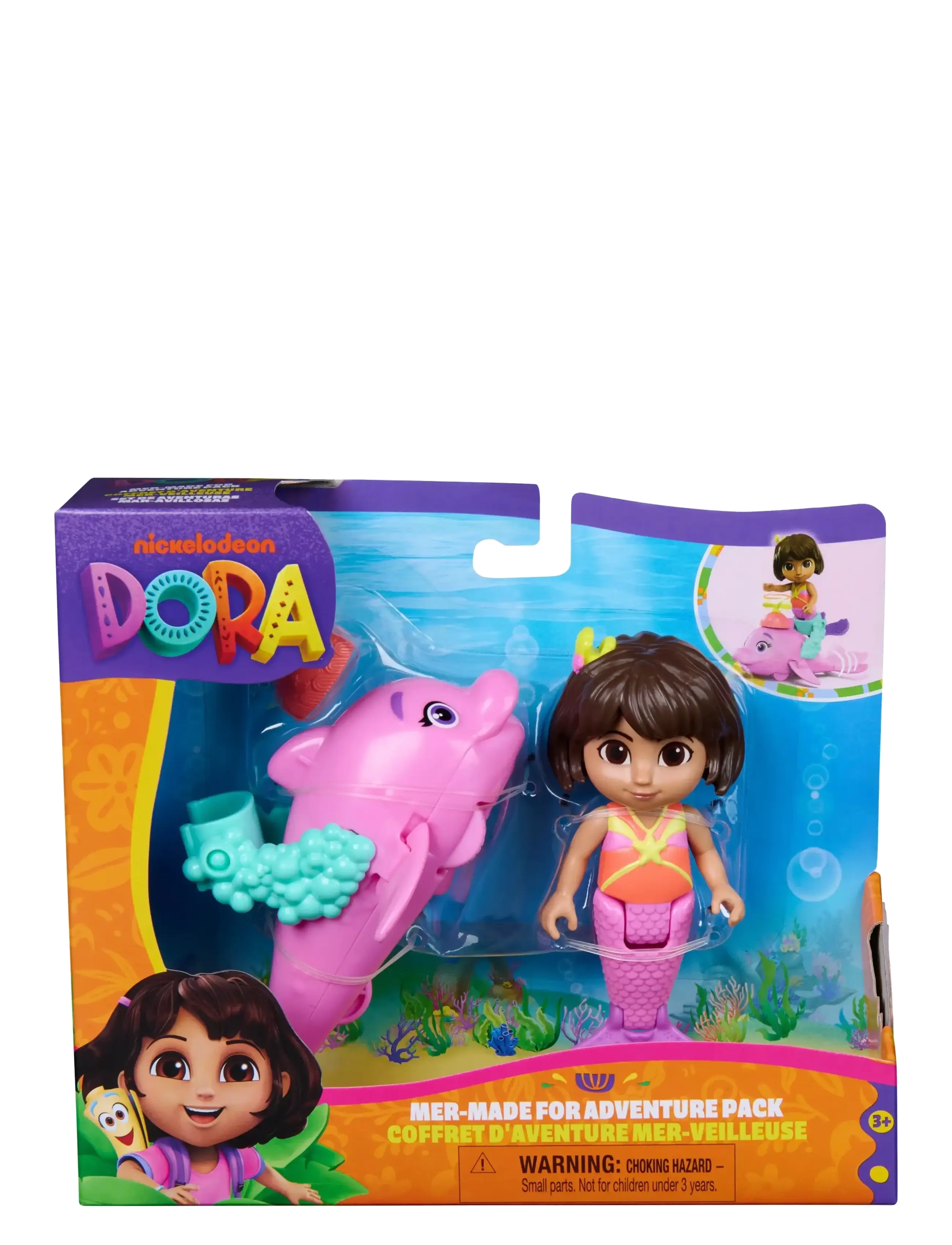 Dora the Explorer Dora The Explorer Adventure Pack - Dora & Dolphin, One Size, Pink, Legesæt Og Actionfigurer > Legesæt, Børn
