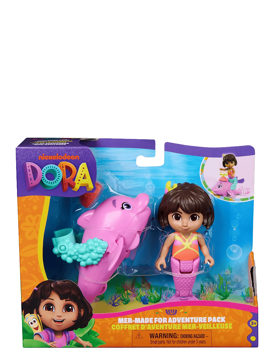 Dora the Explorer - Dora The Explorer Adventure Pack - Dora & Dolphin - legesæt - multi - 0
