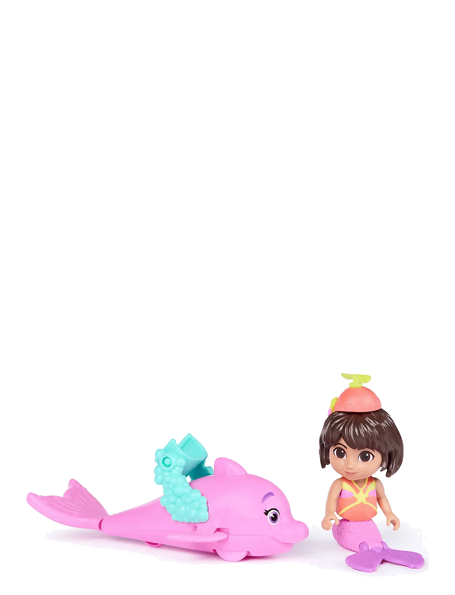 Dora the Explorer - Dora The Explorer Adventure Pack - Dora & Dolphin - legesæt - multi - 4