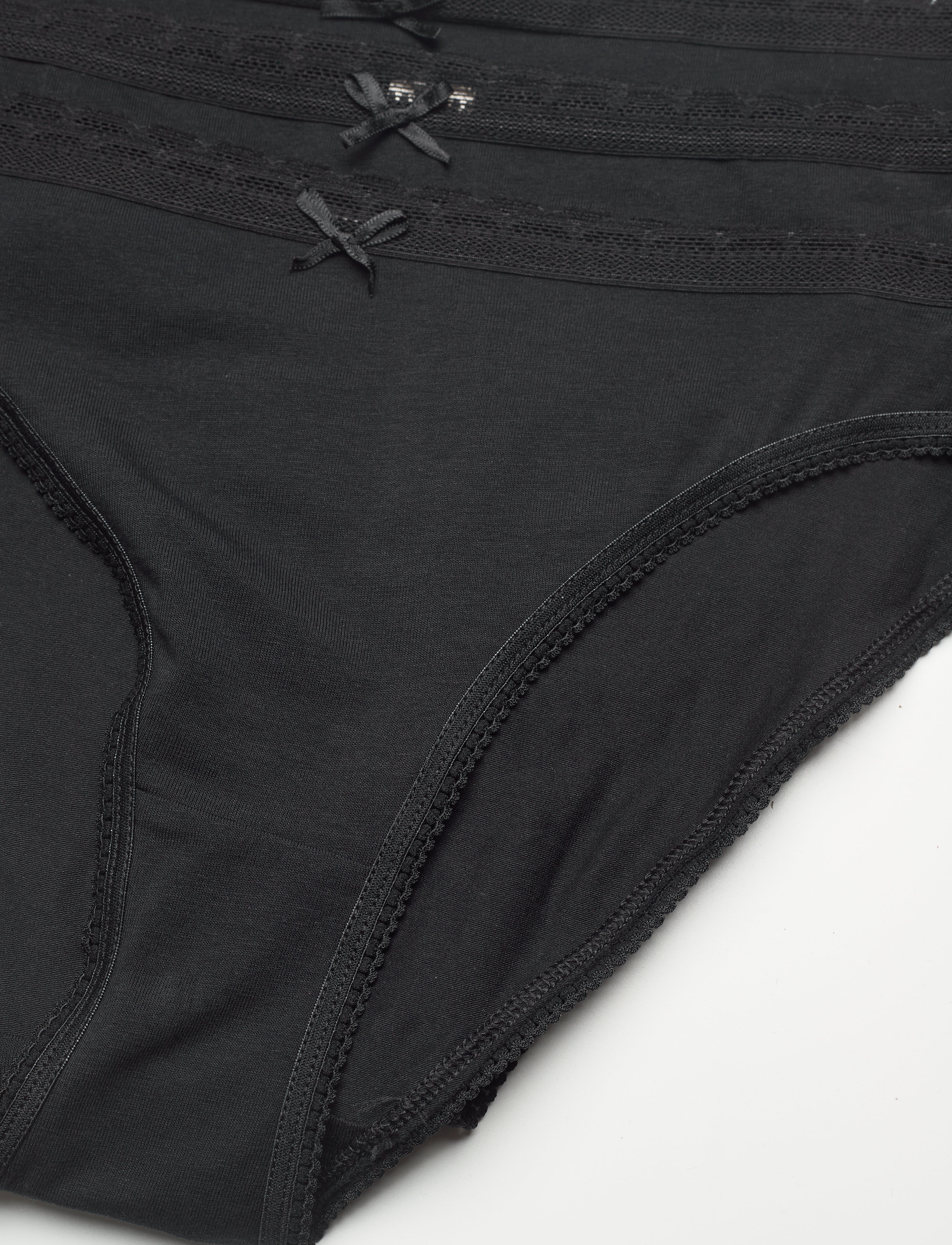 Dorina - - NAOMI-3PP BRIEF - alltags-style - black/black/black - 3