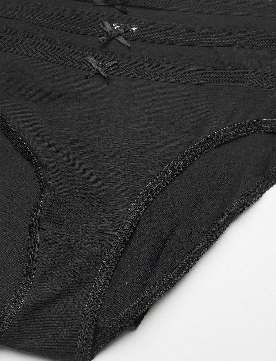 Dorina - - NAOMI-3PP BRIEF - alltags-style - black/black/black - 3