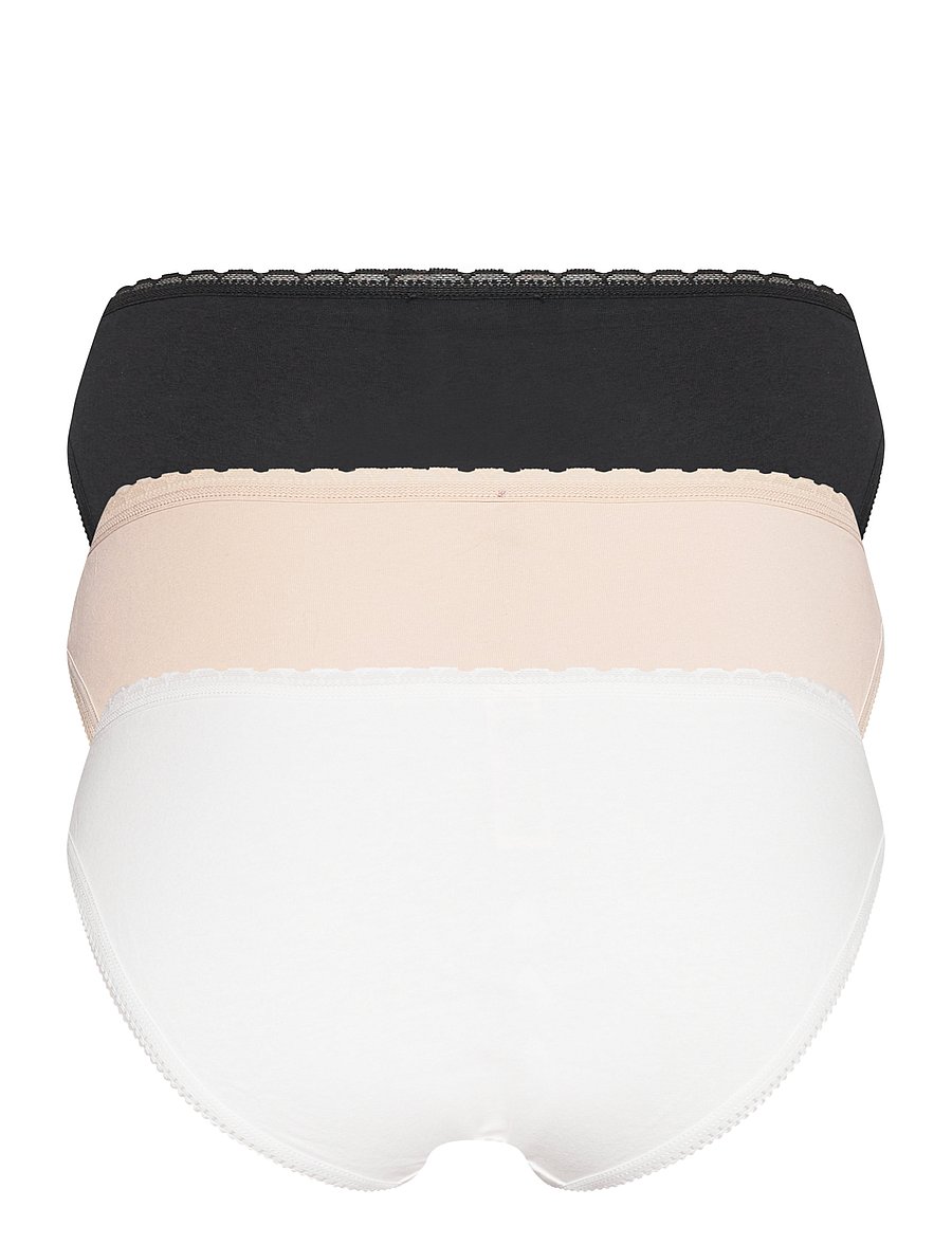 Dorina - - NAOMI-3PP BRIEF - alltags-style - ivory/beige/black - 5