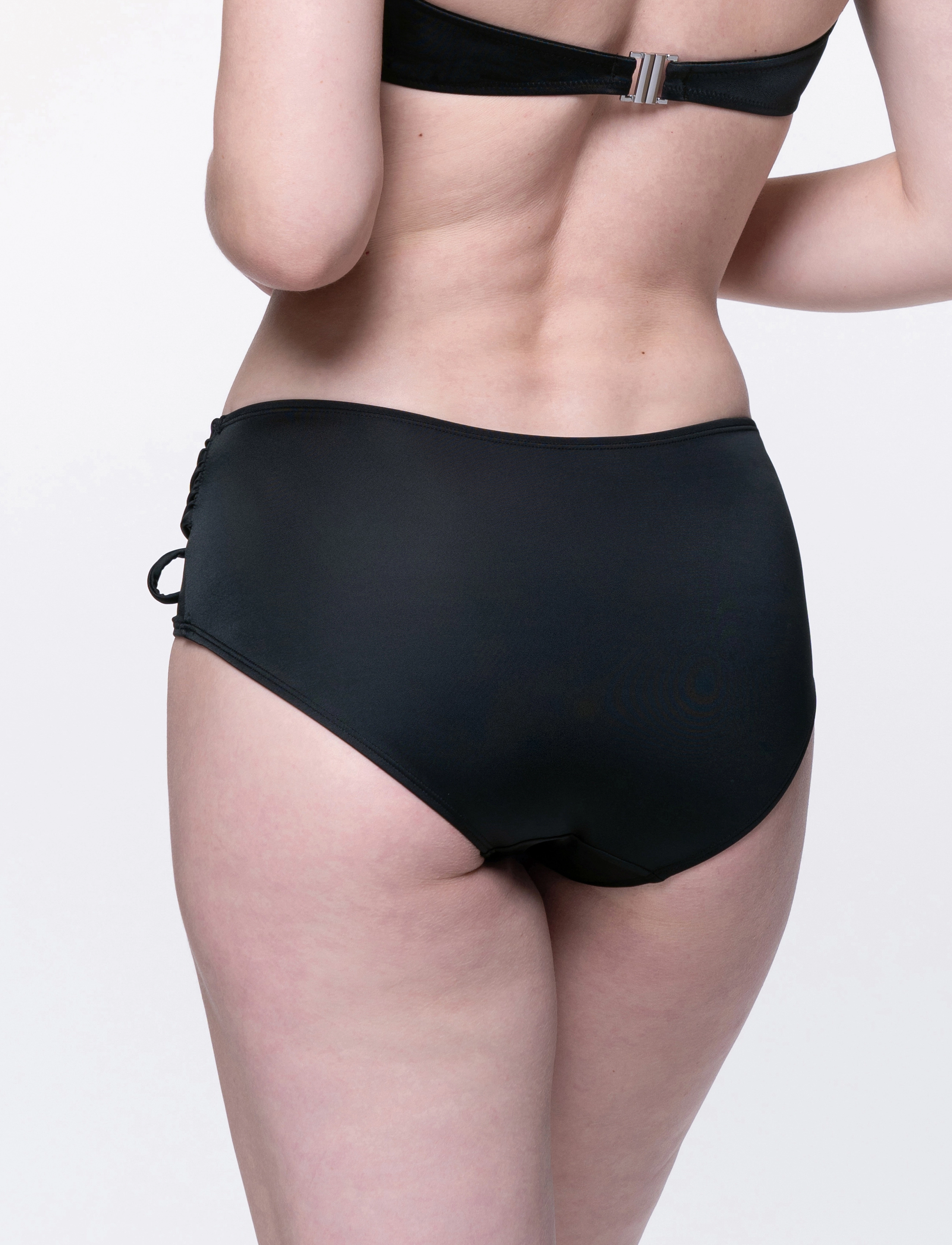 Dorina - EUREKA Hipster Classic - højtaljede bikiniunderdele - black - 3