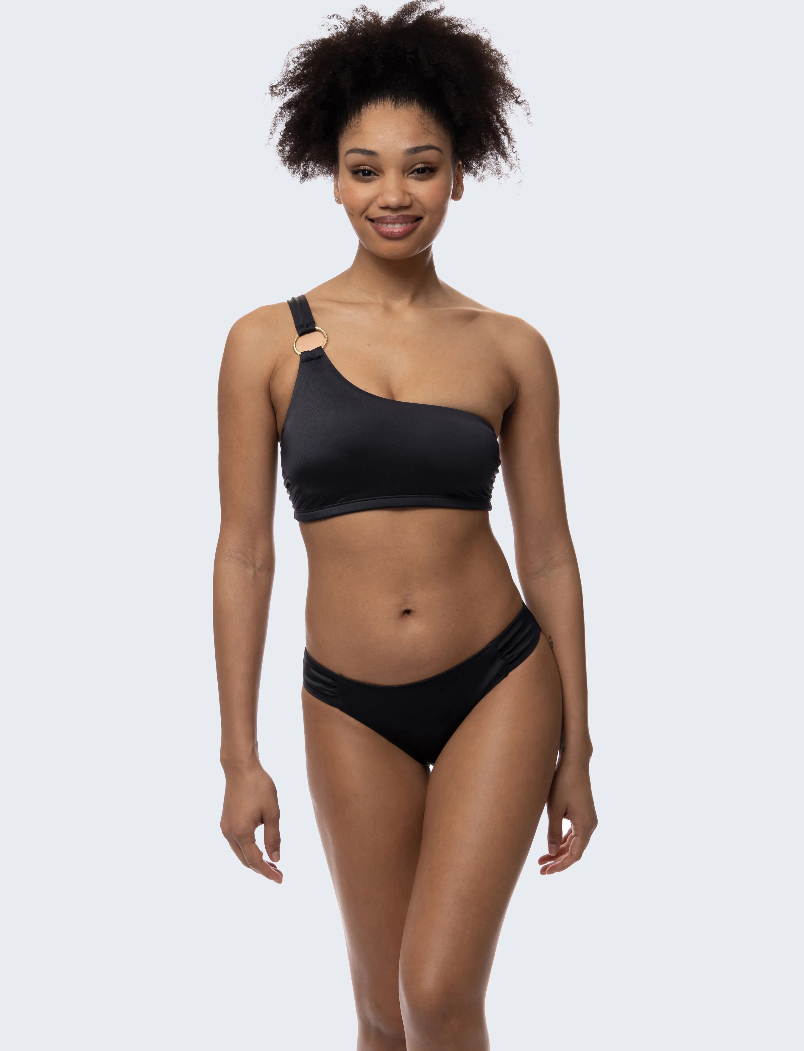 Dorina - AZORES Bikini Top - bandeau bikini - black - 2