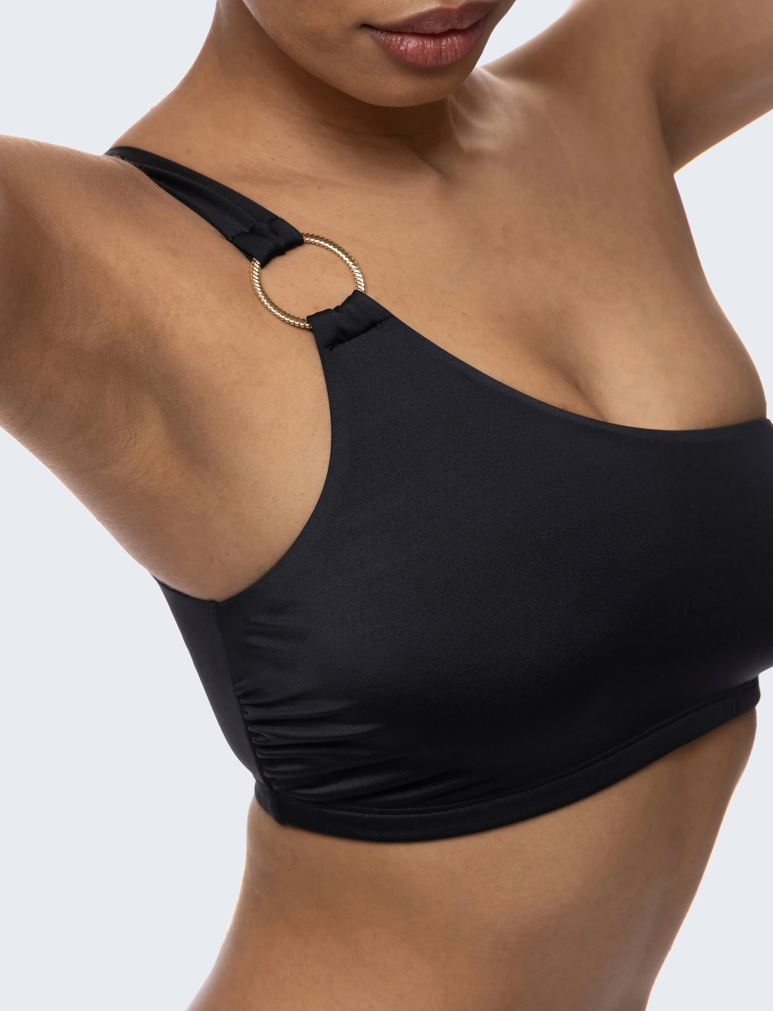 Dorina - AZORES Bikini Top - bandeau bikini - black - 4