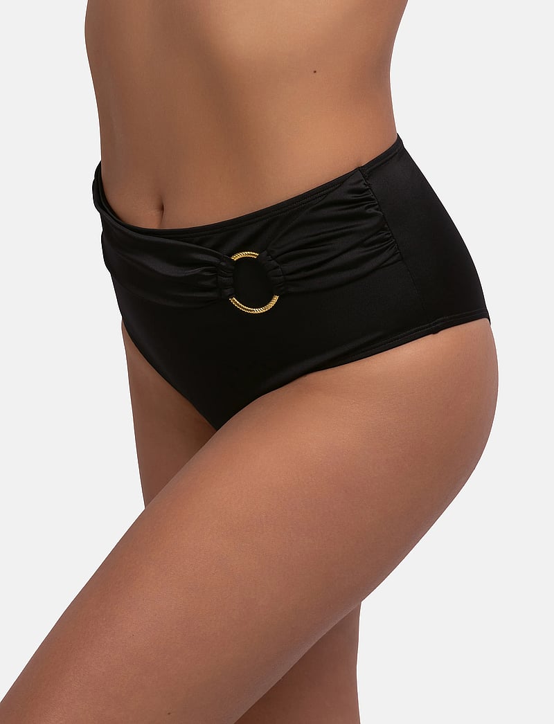 Dorina - AZORES Midi - bikinitrosor med hög midja - black - 0
