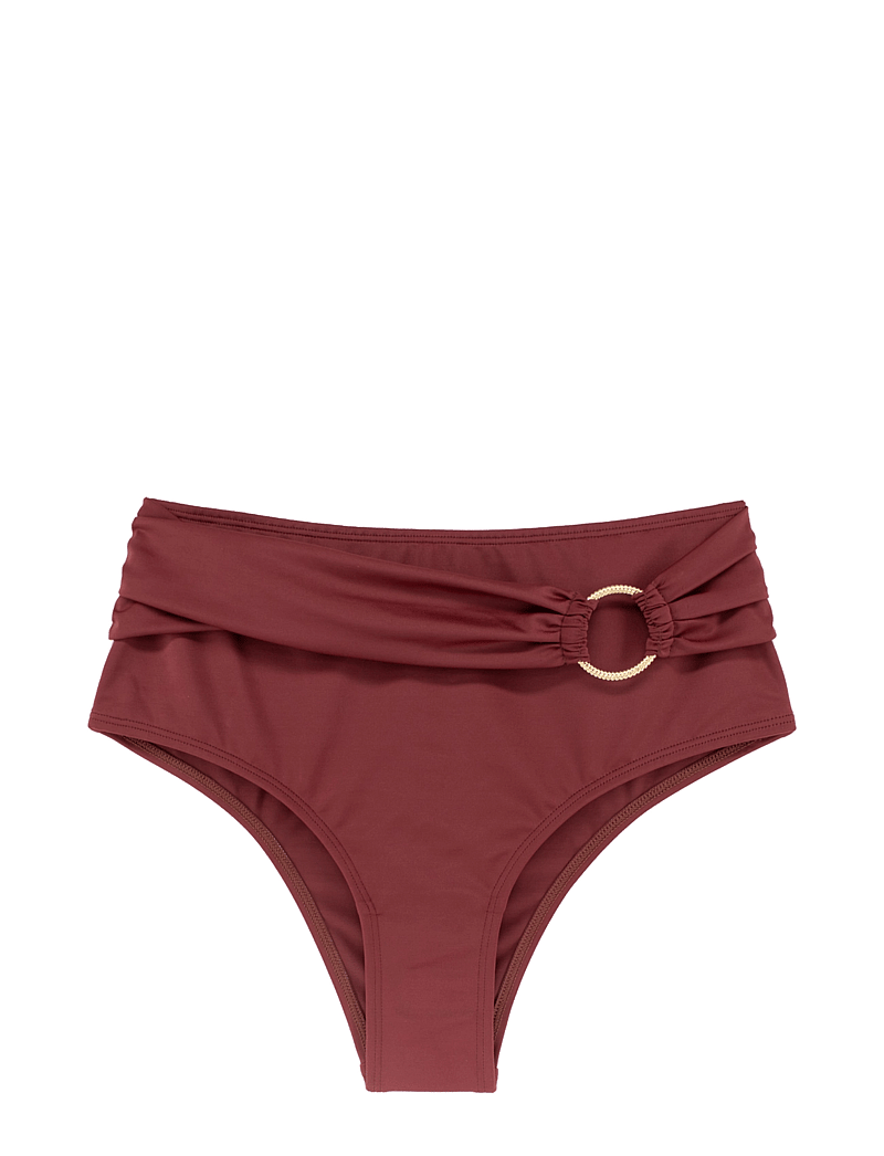Dorina - AZORES Midi - high waist bikini bottoms - red - 1