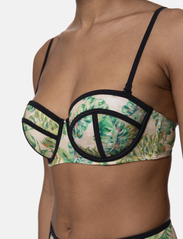 Dorina - MOKOLO BANDEAU - vielutėmis sutvirtintos bikinio liemenėlės - green - 4