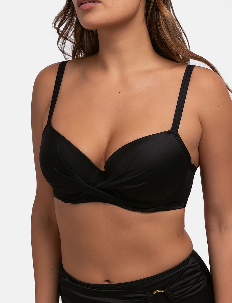 Dorina - AZORES Bikini Top - tugitraadiga bikiinide ülaosad - black - 3
