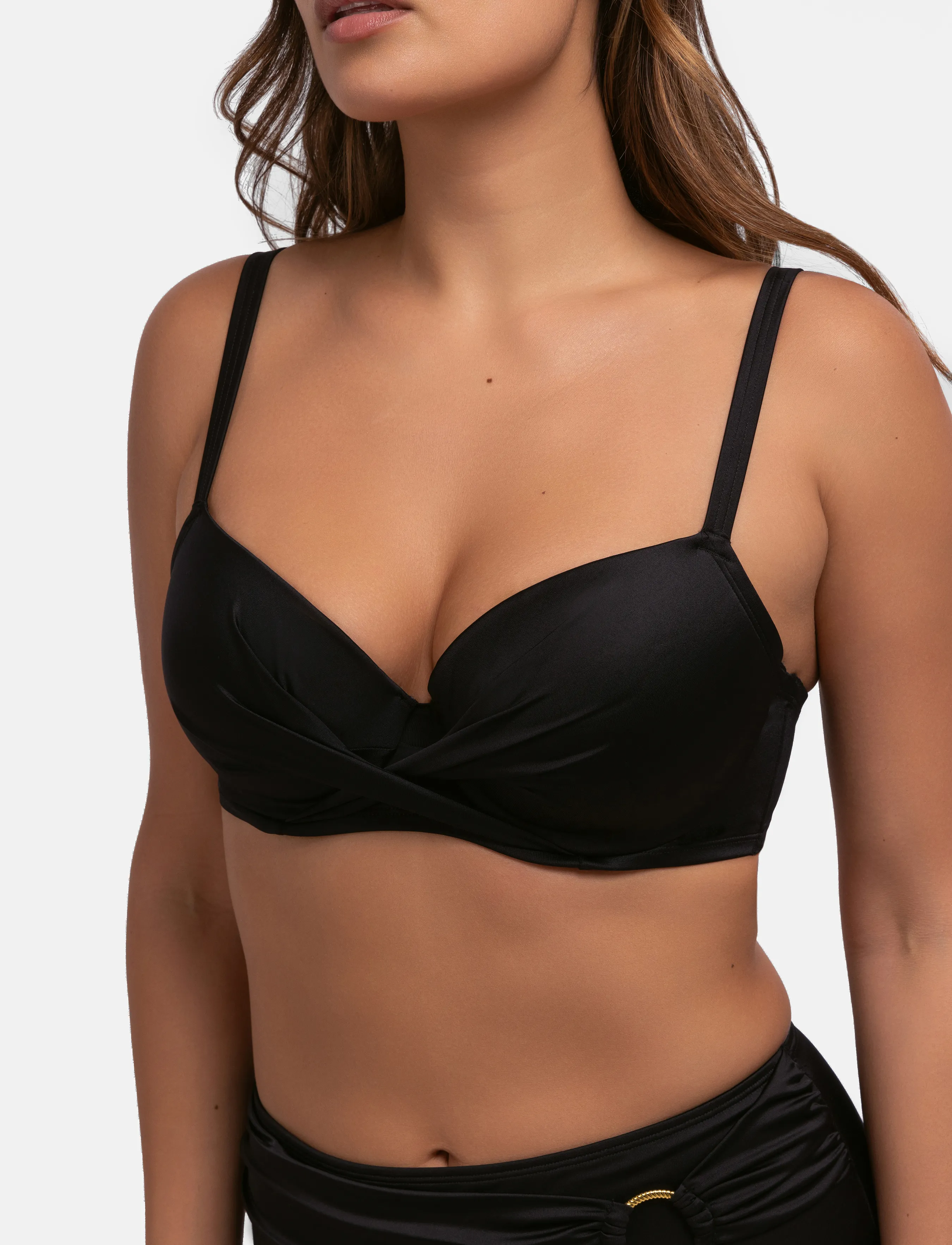 Dorina - AZORES BIKINI TOP - bikini-oberteile mit bügel - black - 3