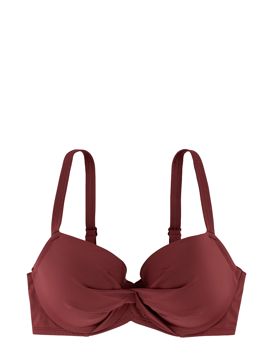Dorina - AZORES BIKINI TOP - bikini augšiņa ar lencēm - red - 1